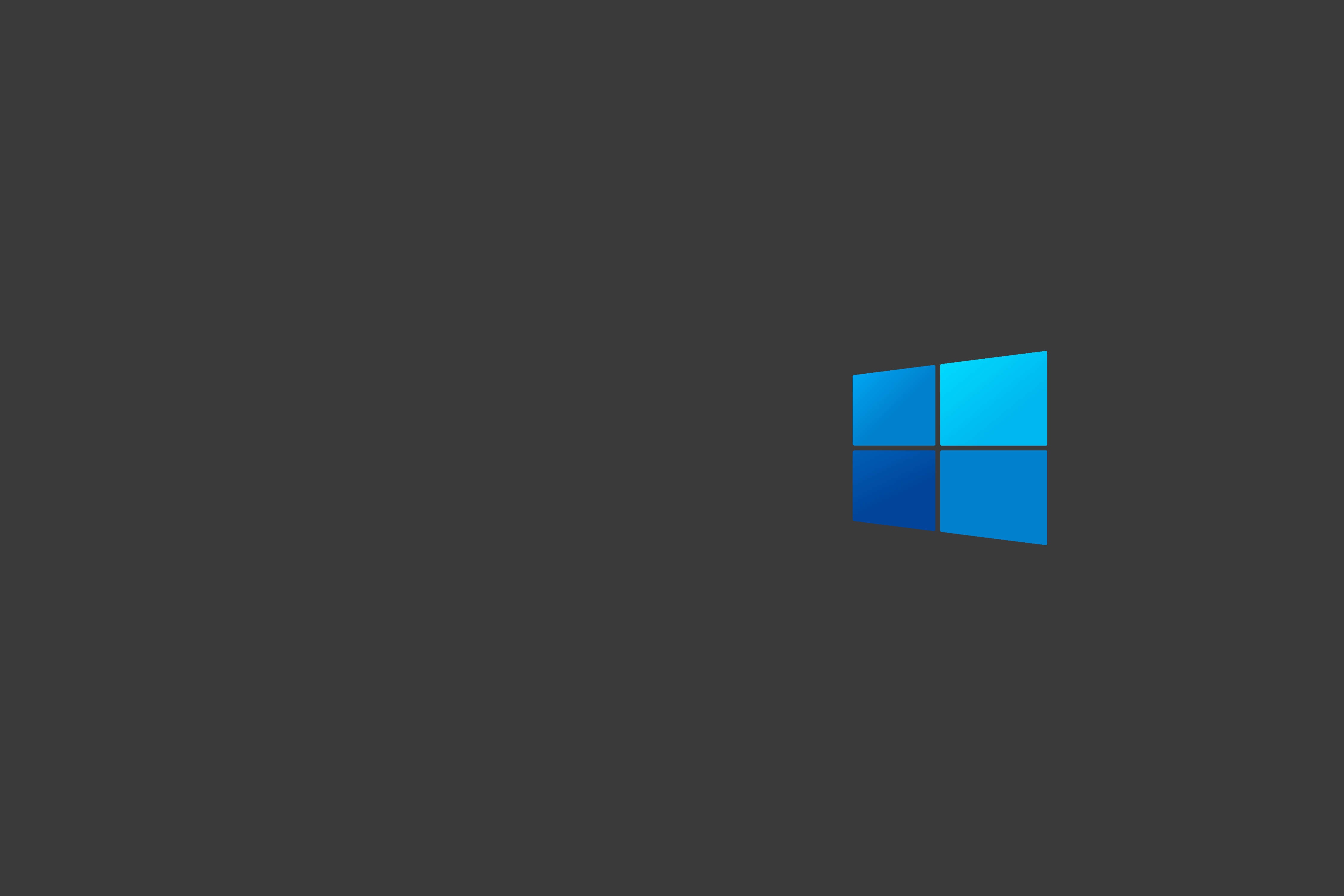 Windows 10 Cyan Logo Wallpapers