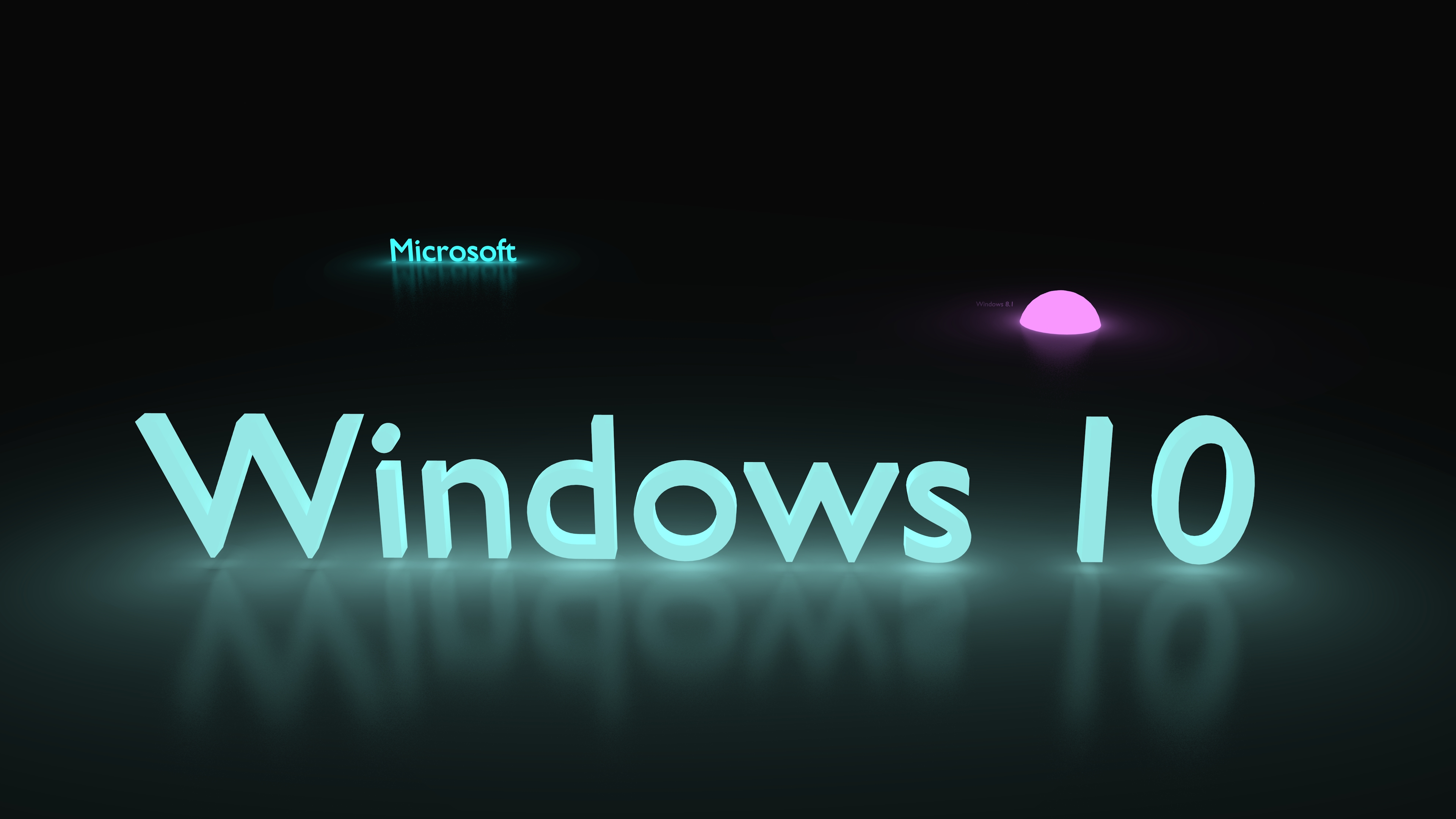 Windows 10 Logo Blue Glow Wallpapers