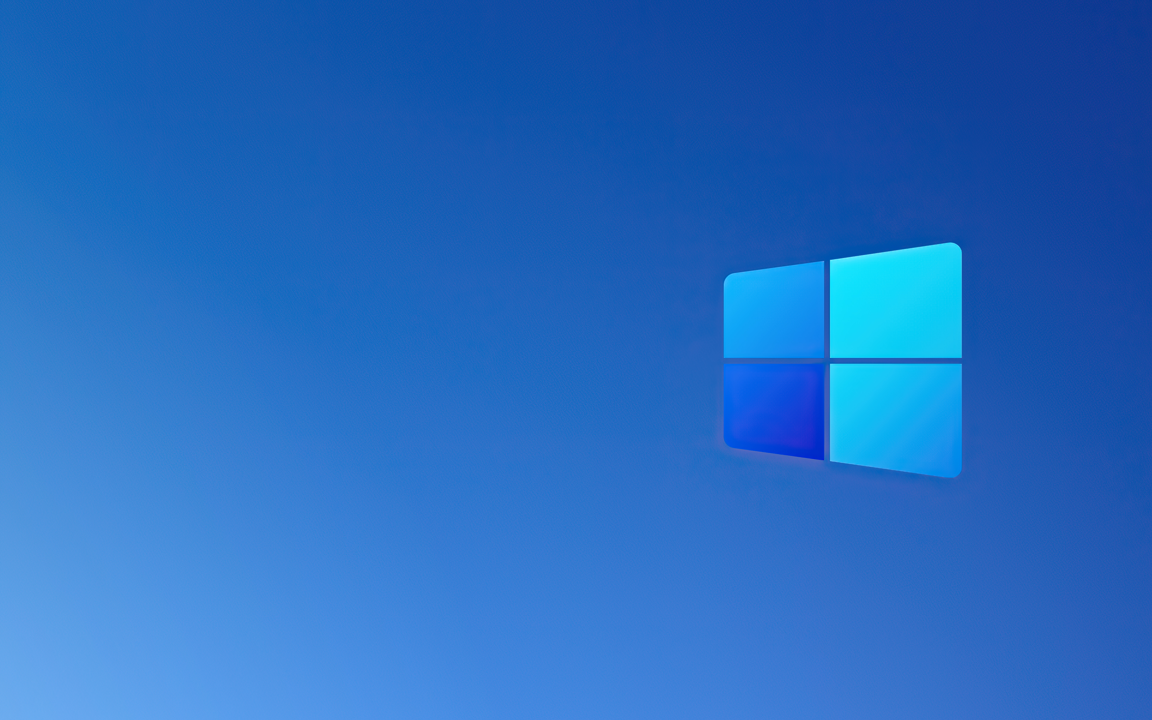 Windows 10X Blue Logo Wallpapers