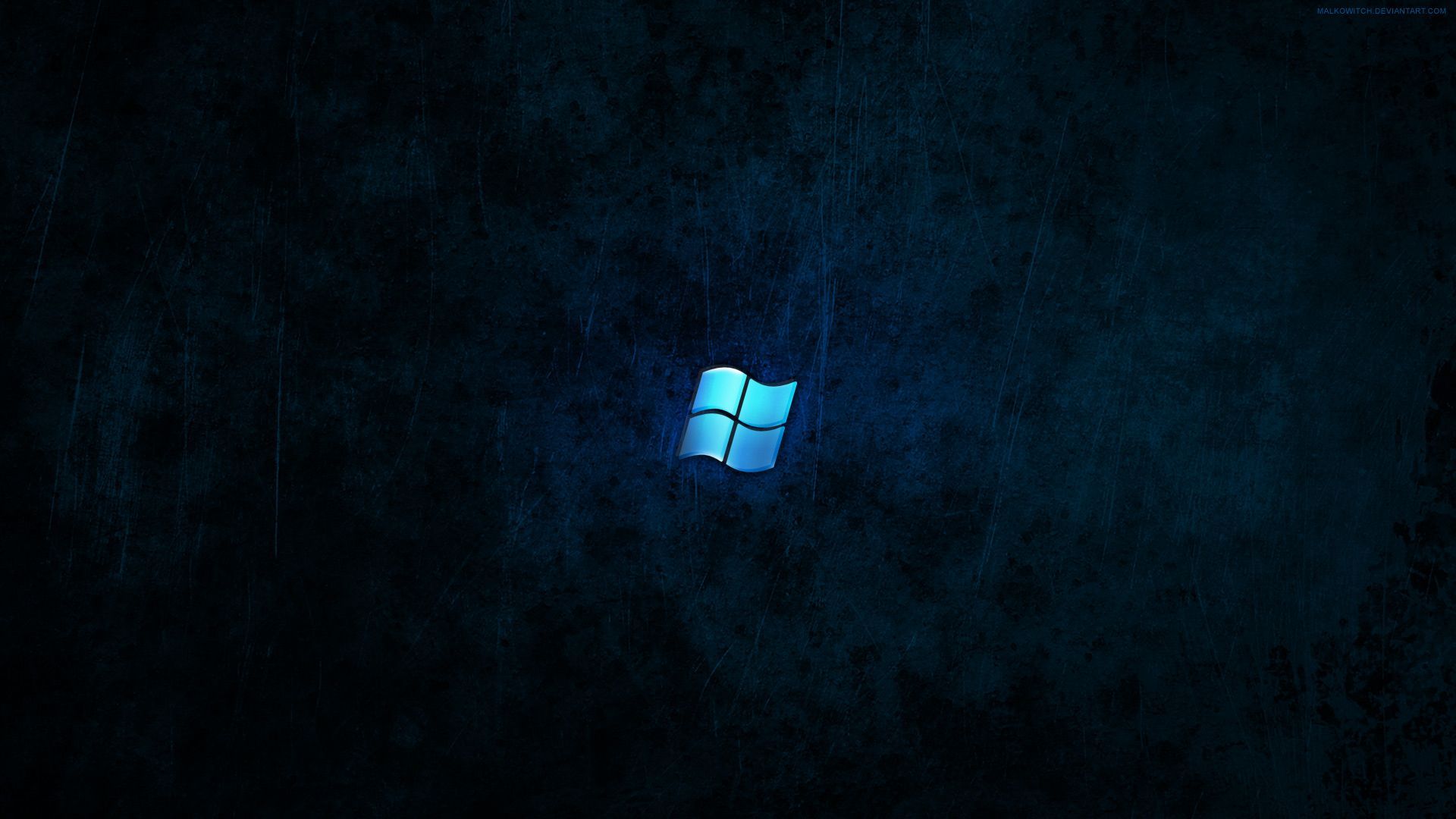 Windows 10X Blue Logo Wallpapers