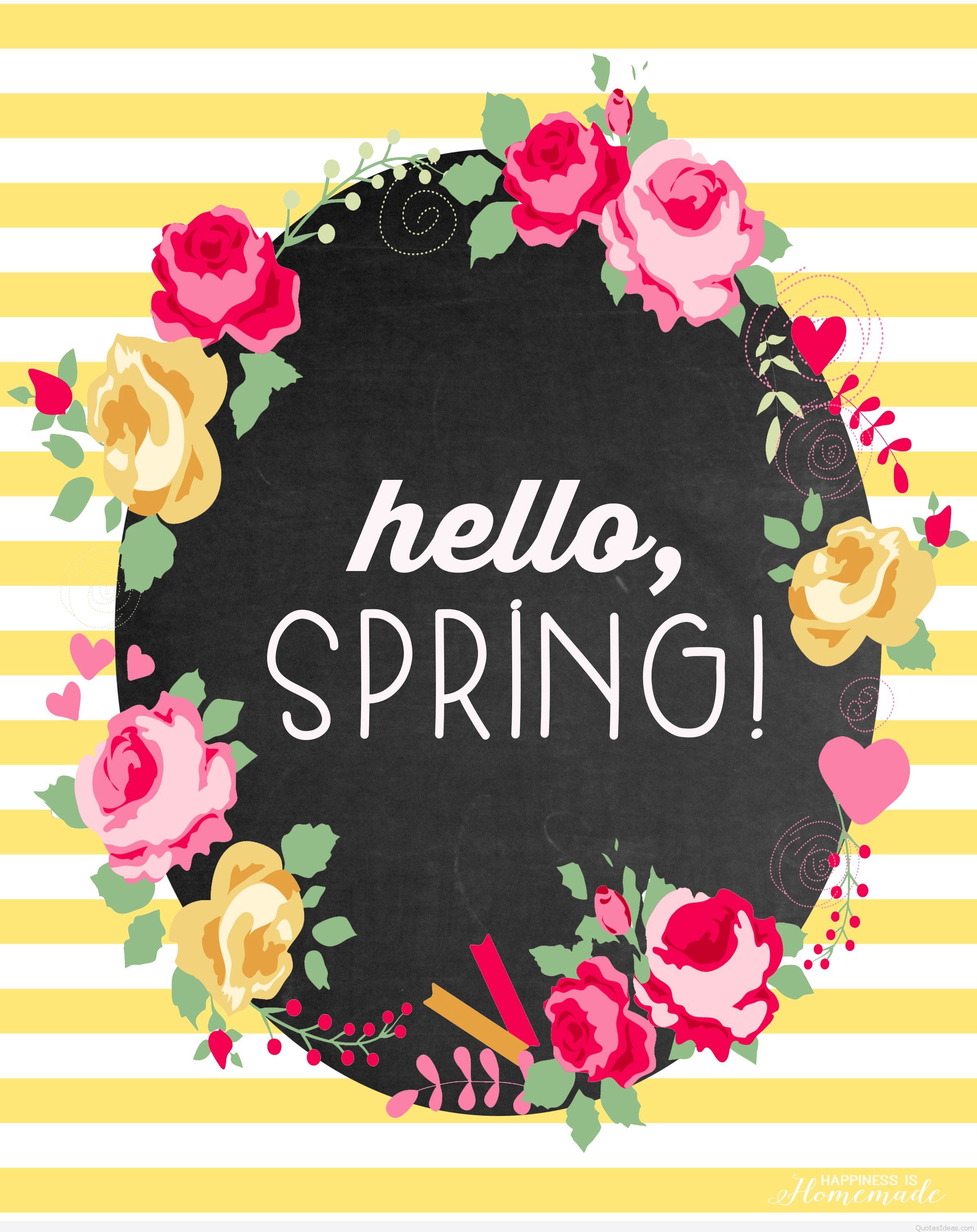 Tumblr Hello Spring Background