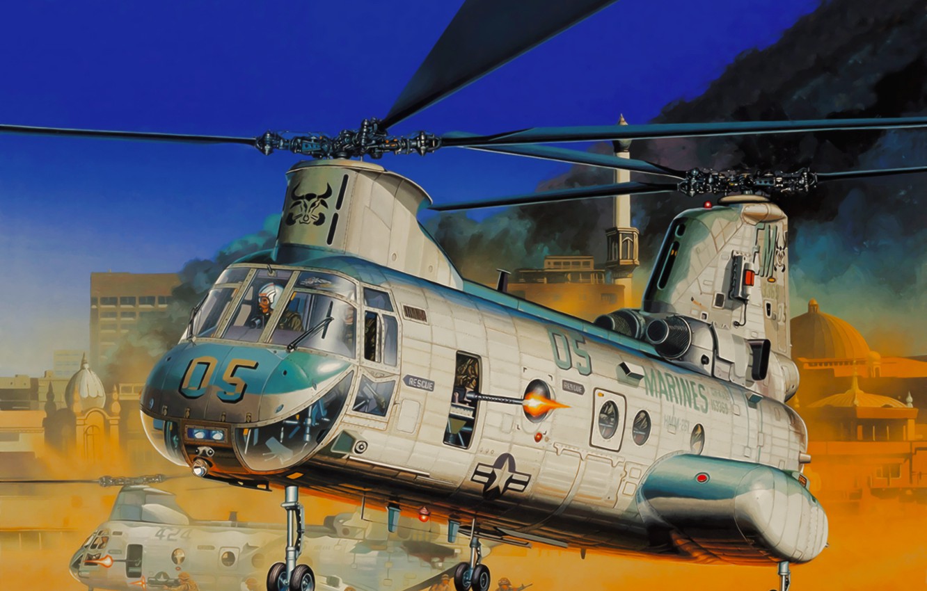 Boeing Vertol Ch-46 Sea Knight Wallpapers