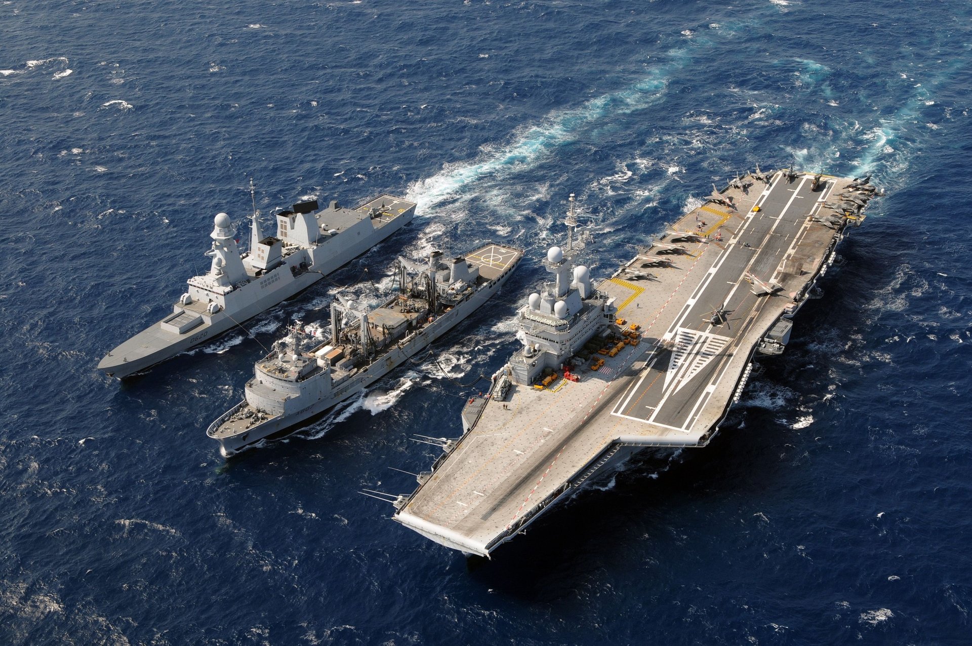 French Aircraft Carrier Charles De Gaulle Wallpapers