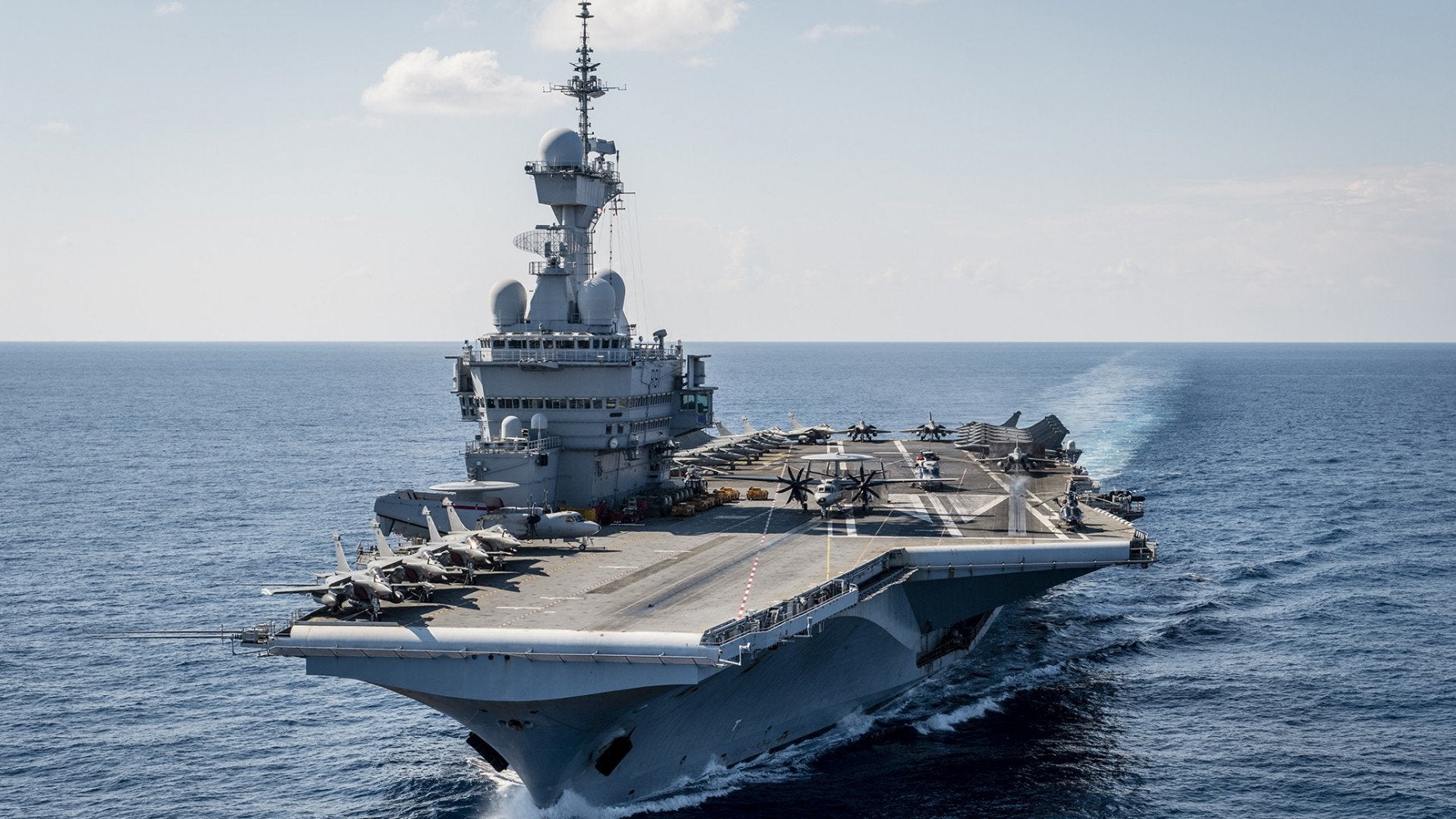 French Aircraft Carrier Charles De Gaulle Wallpapers