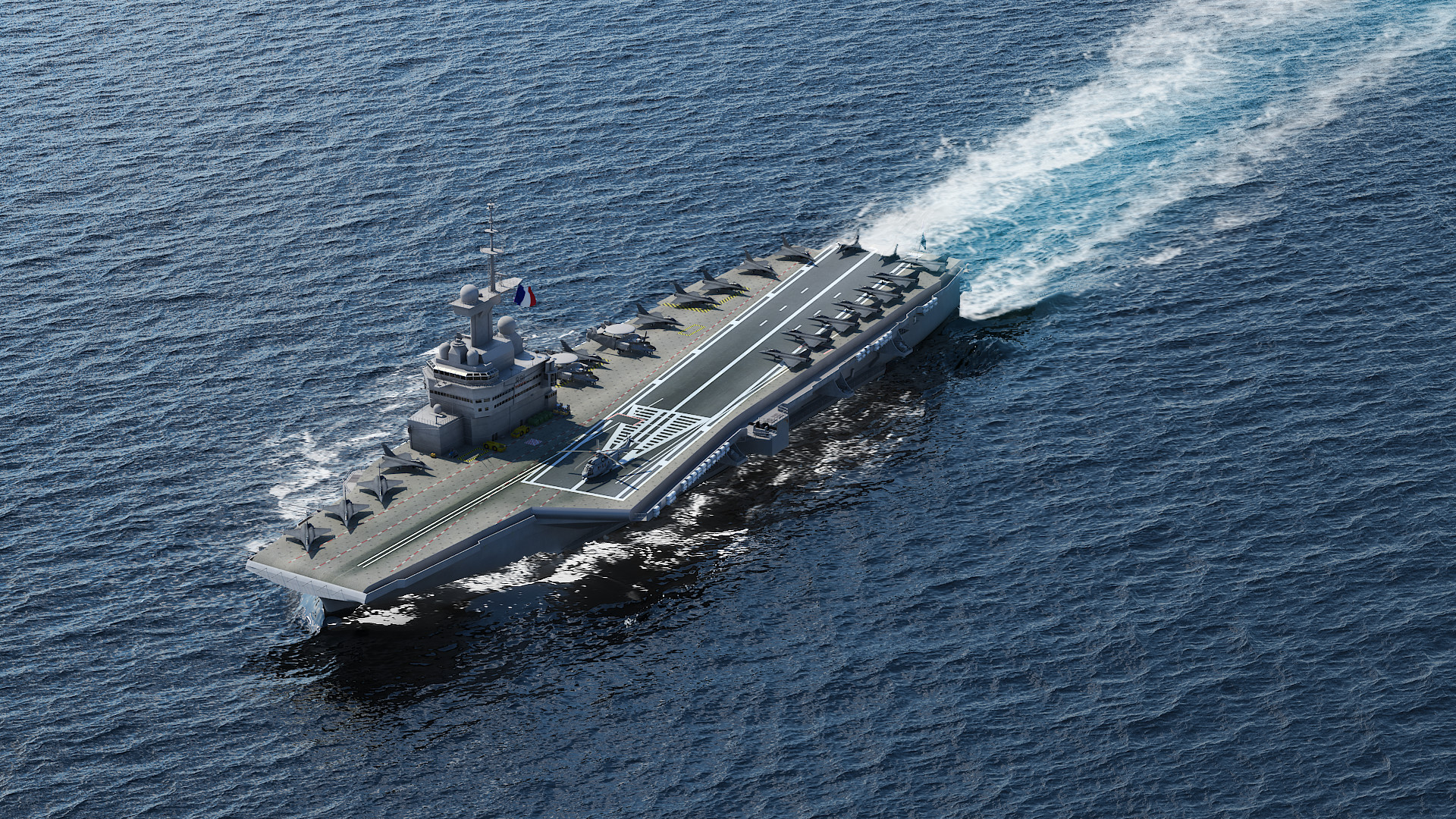 French Aircraft Carrier Charles De Gaulle (R91) Wallpapers