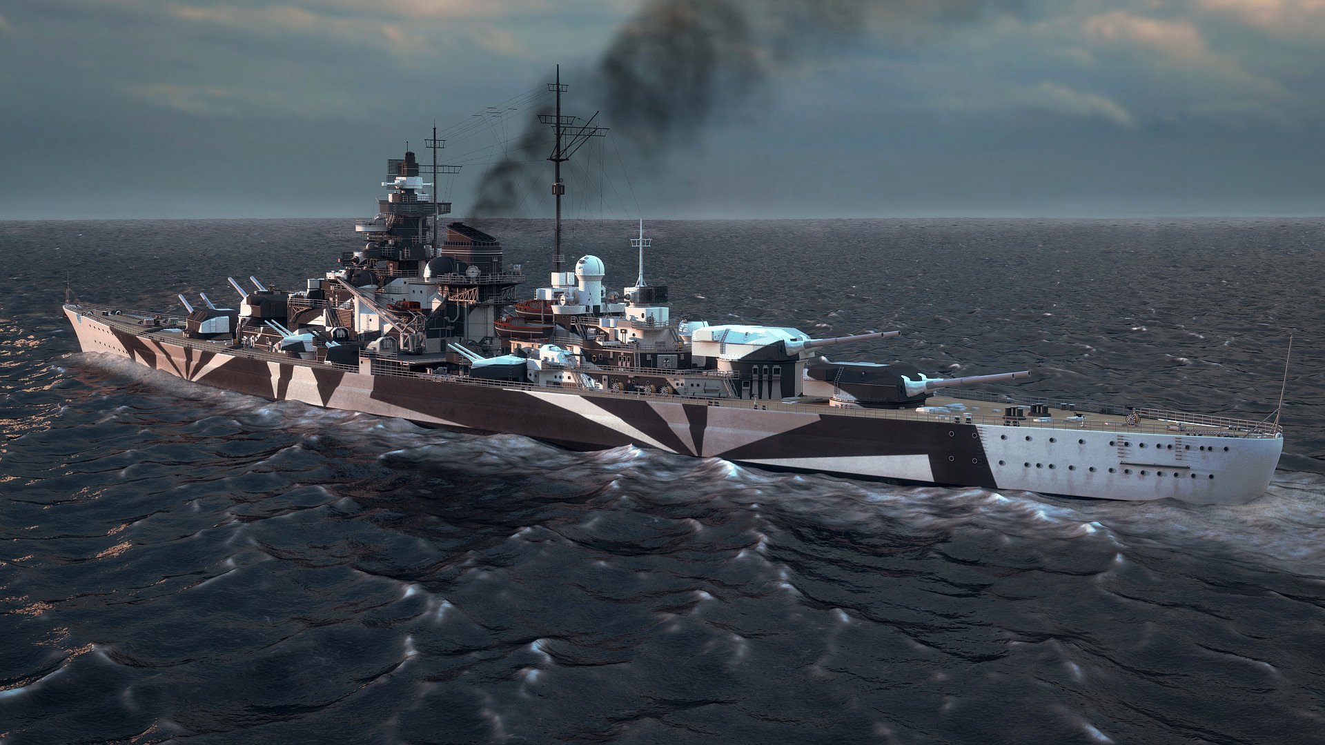 German Battleship Tirpitz Wallpapers