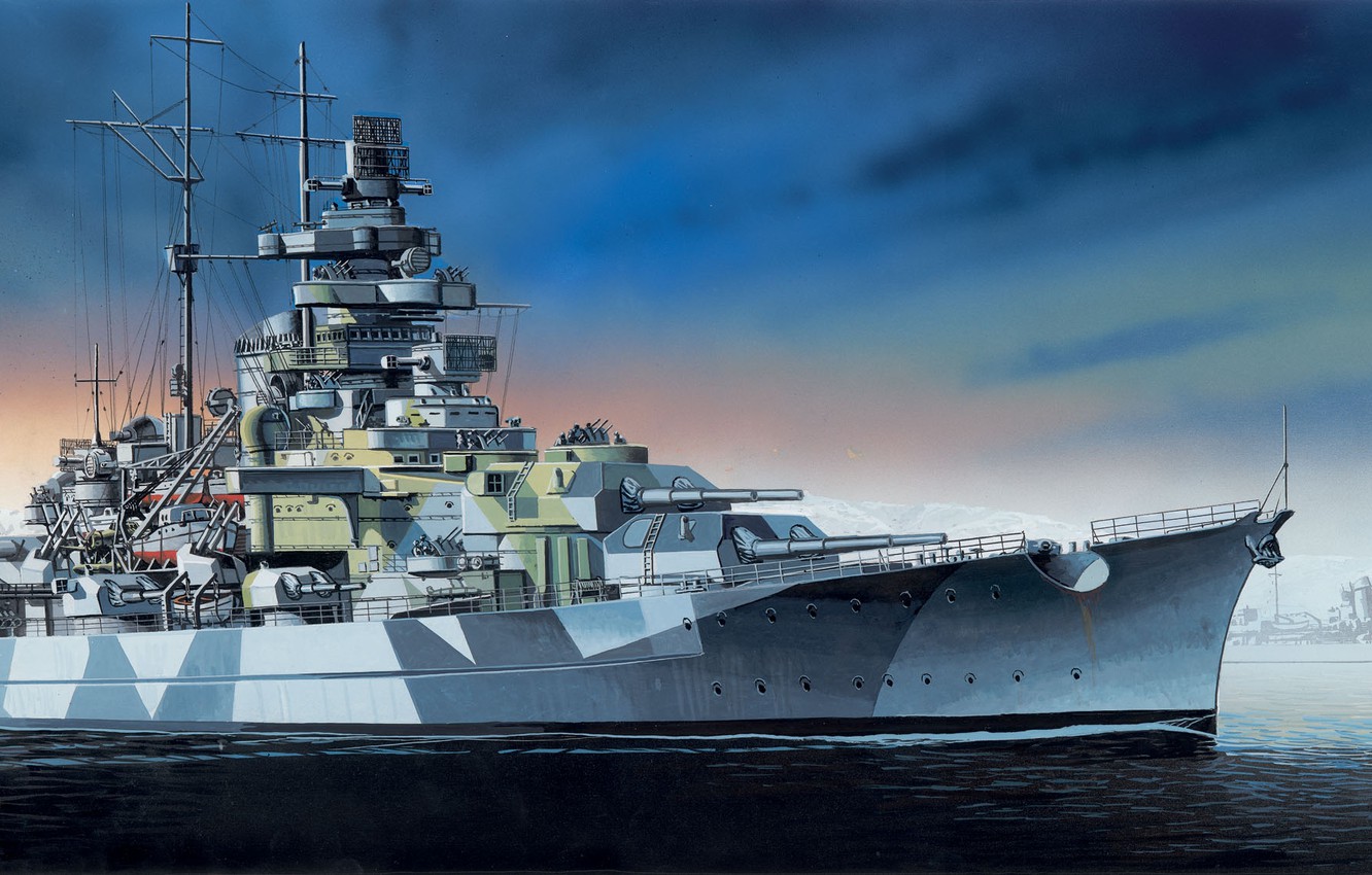 German Battleship Tirpitz Wallpapers