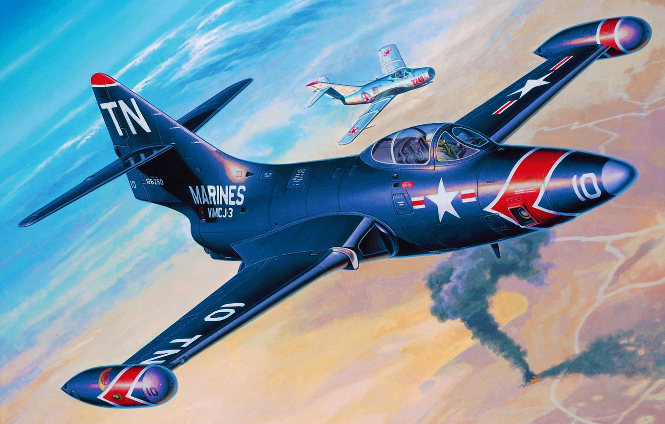 Grumman F9F Panther Wallpapers