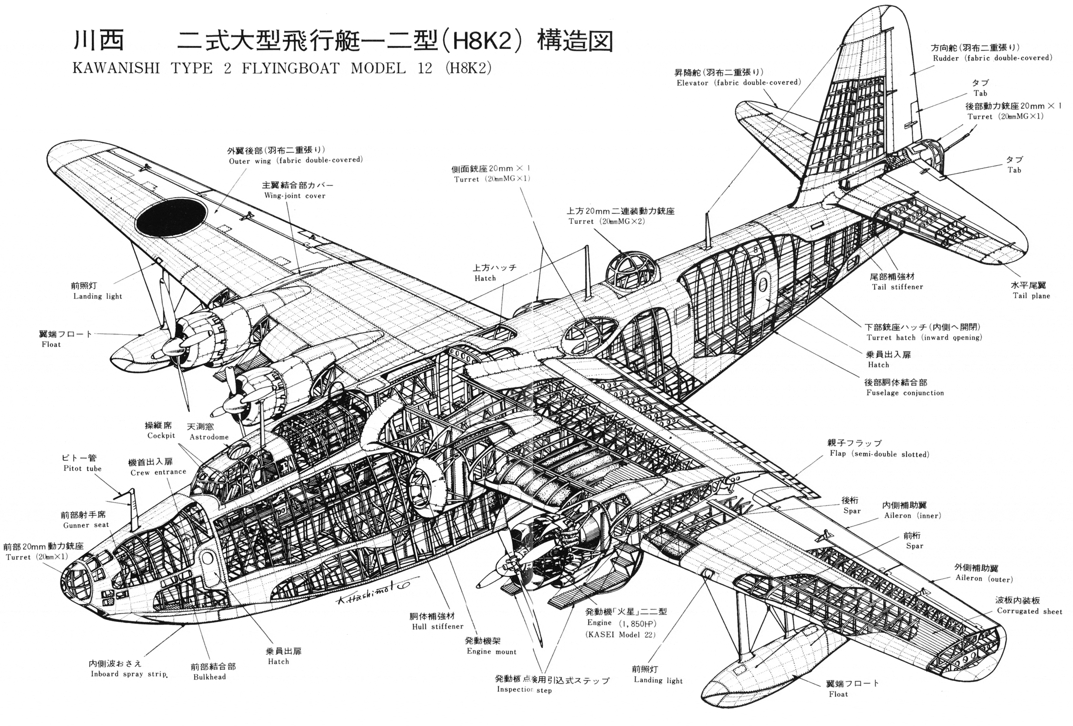 Kawanishi H8K Wallpapers