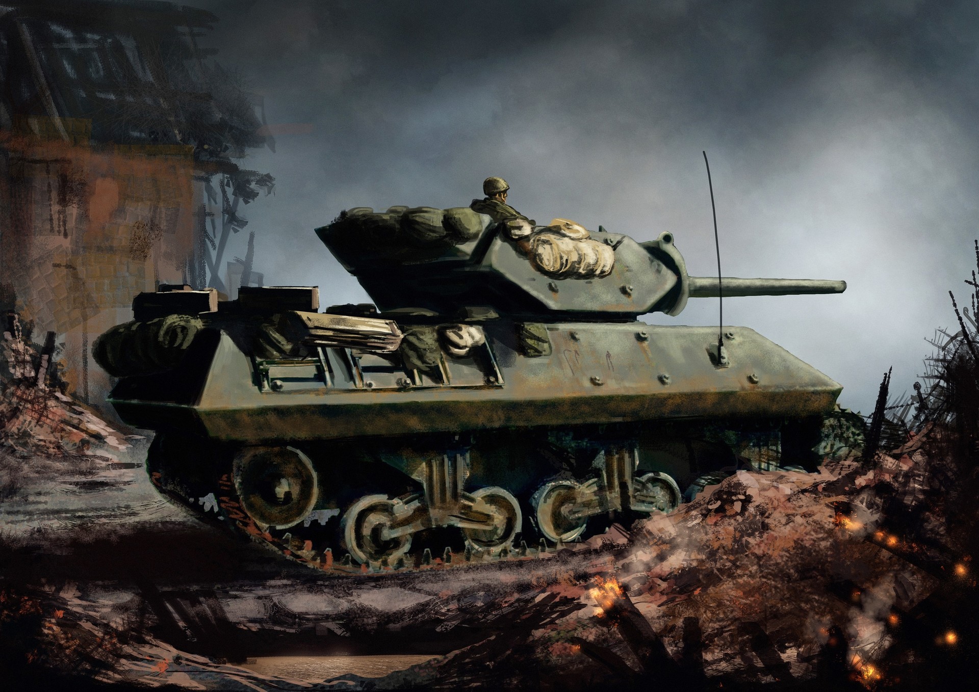 M10 Tank Destroyer Wallpapers