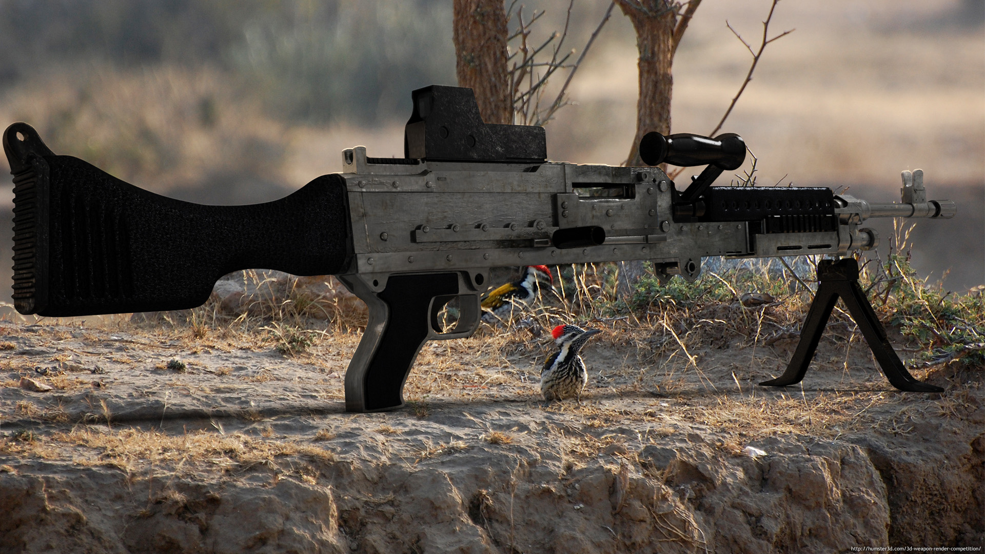 M-240B Machine Gun Wallpapers