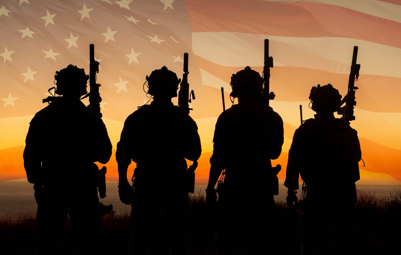 Military American Flag Wallpapers