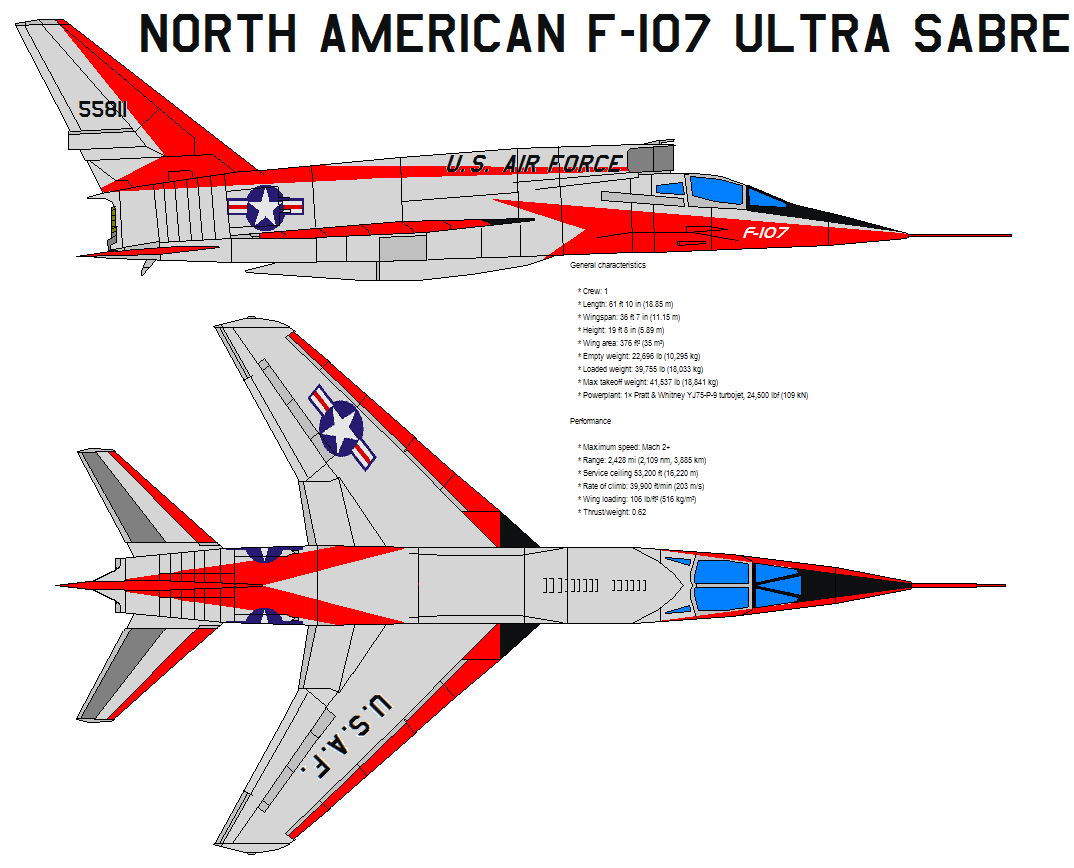 North American F-107 Wallpapers