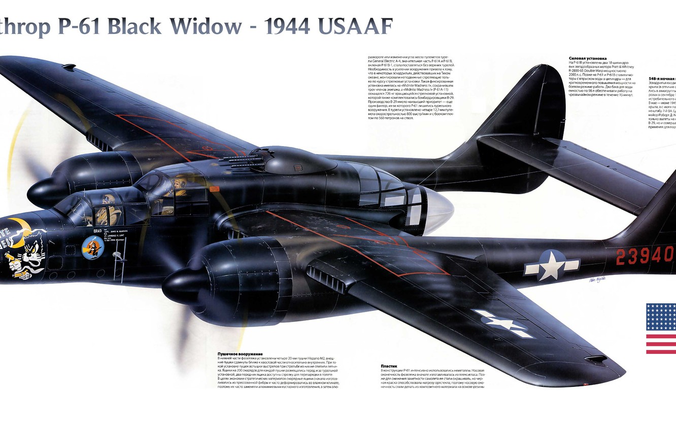 Northrop P-61 Black Widow Wallpapers