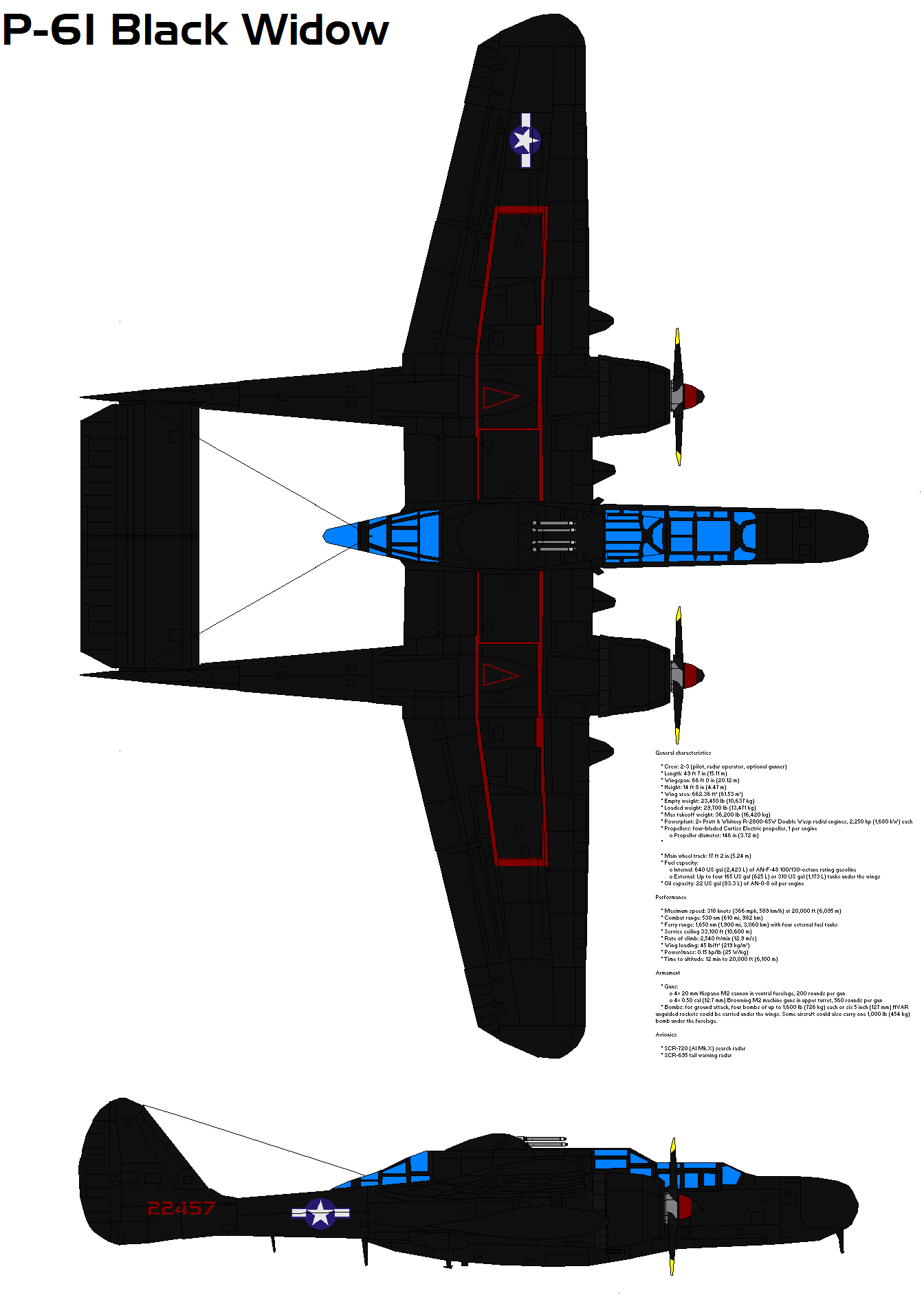 Northrop P-61 Black Widow Wallpapers