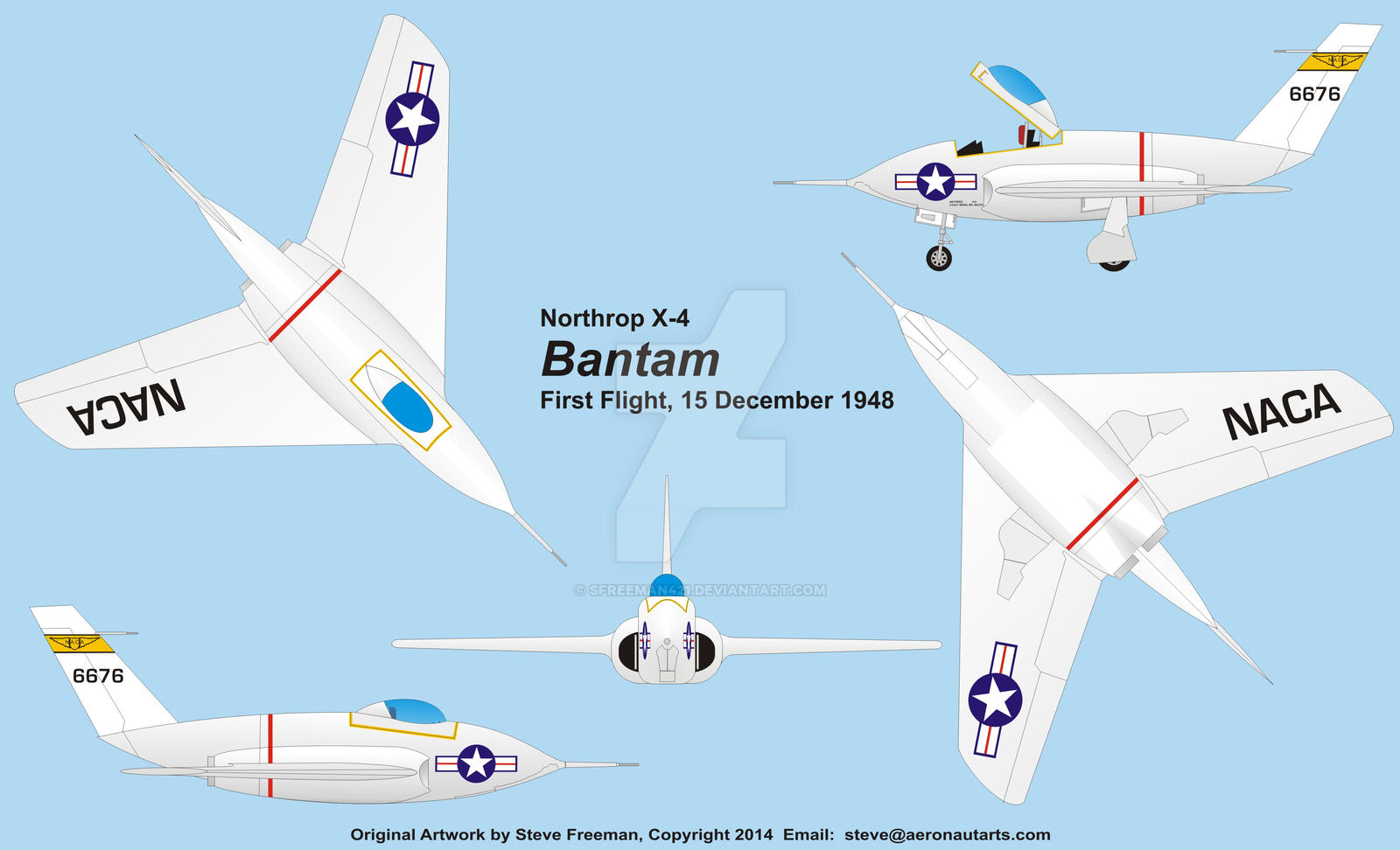 Northrop X-4 Bantam Wallpapers