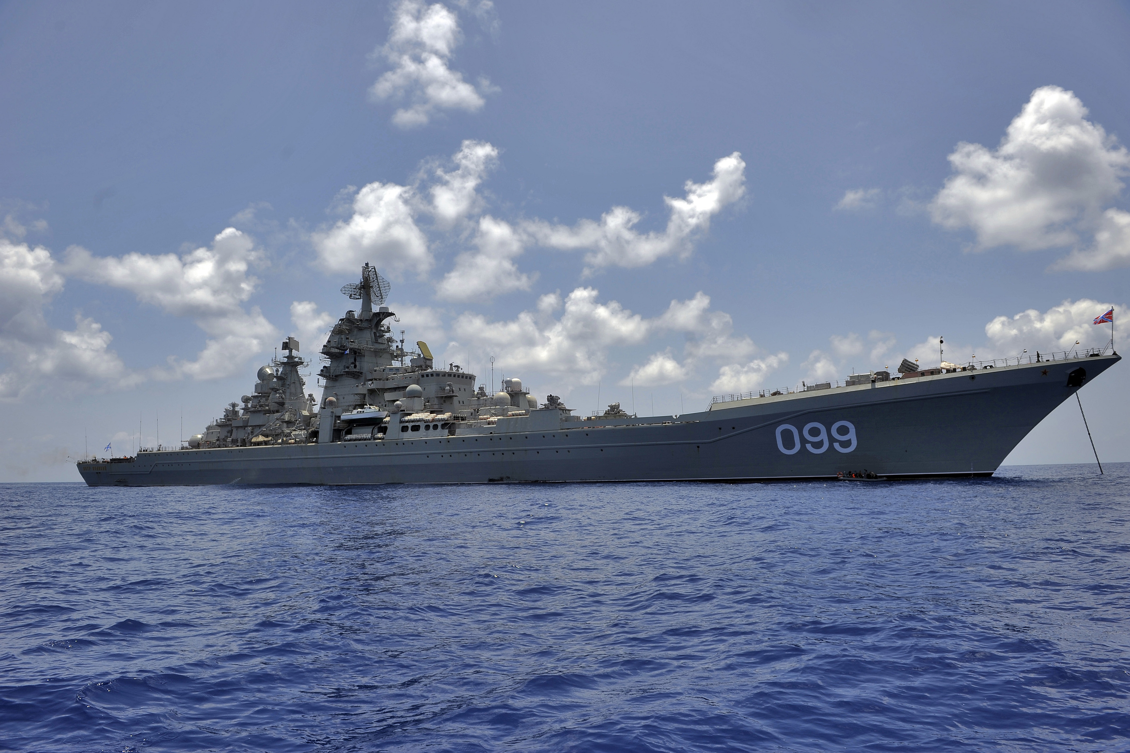 Russian Battlecruiser Petr Velikiy Wallpapers