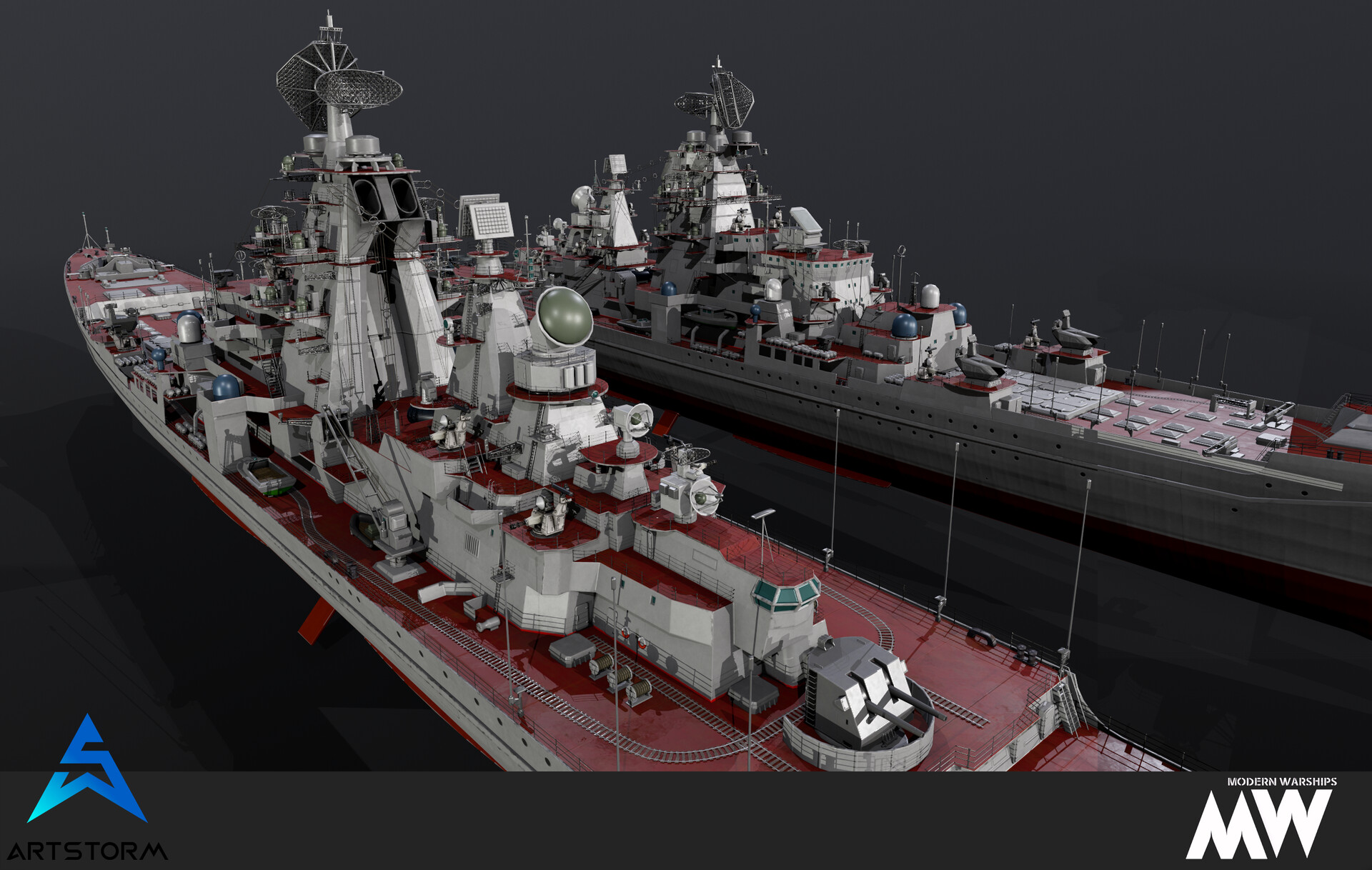 Russian Battlecruiser Petr Velikiy Wallpapers