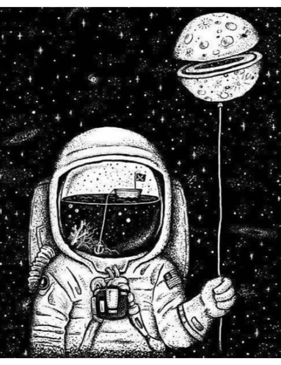 Cartoon Astronaut Space Wallpapers