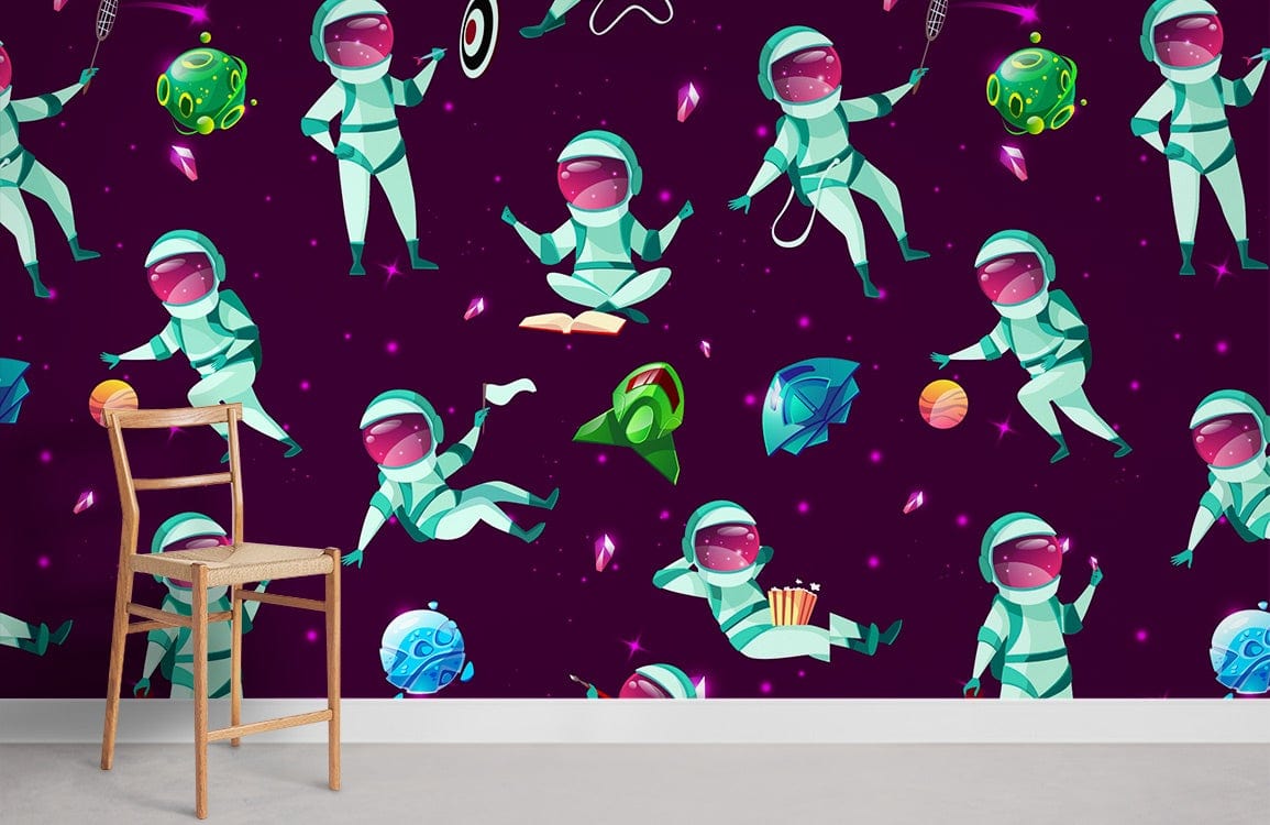 Cartoon Astronaut Space Wallpapers