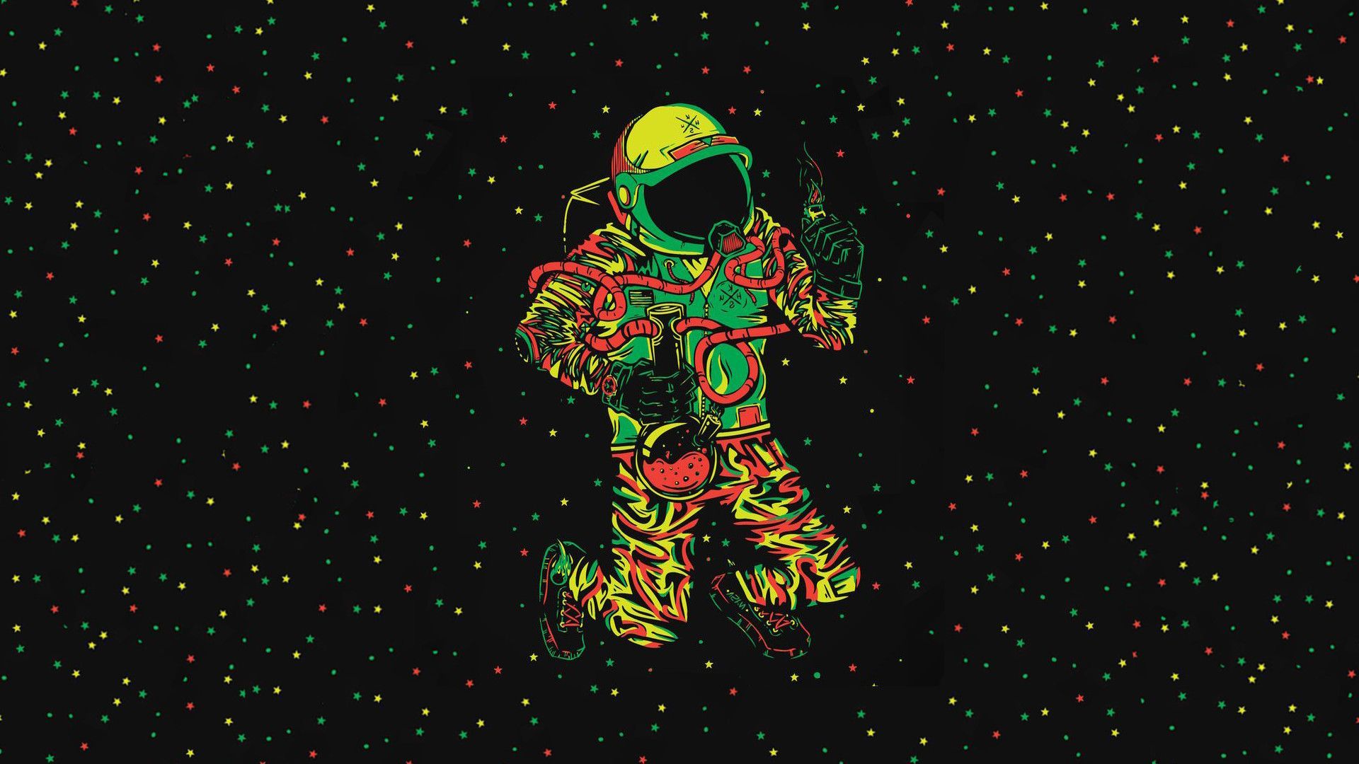 Cartoon Astronaut Space Wallpapers