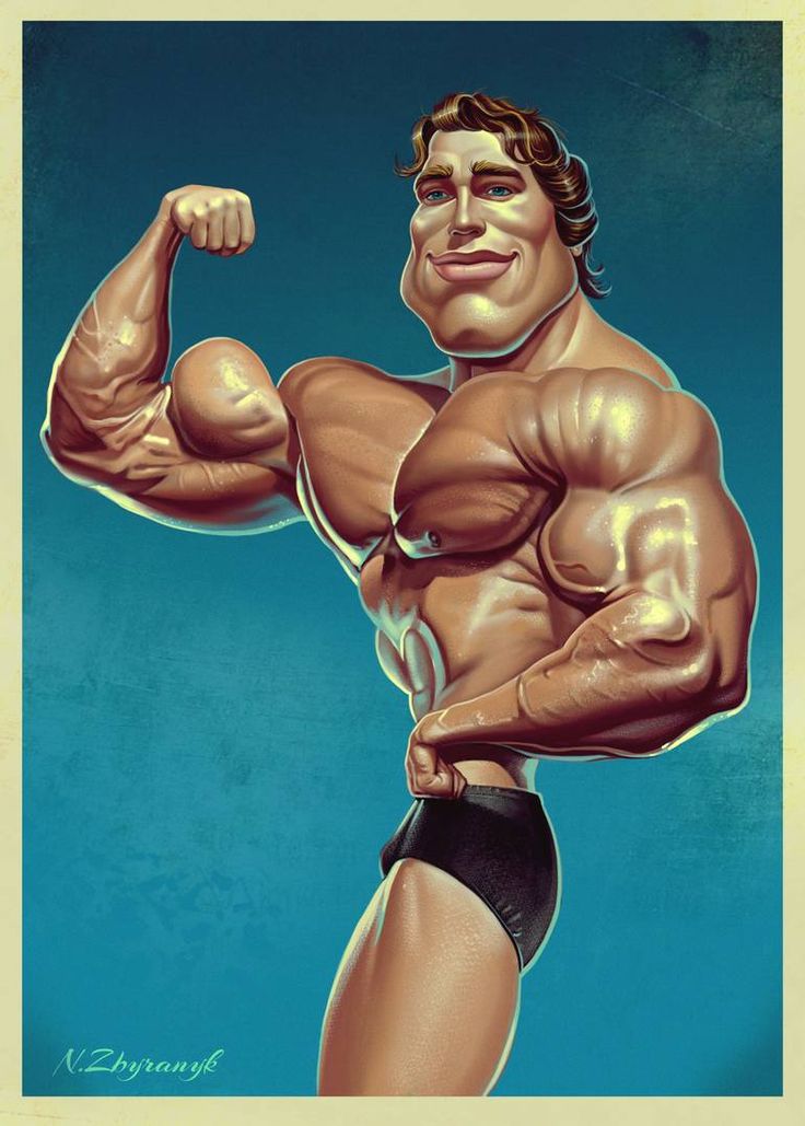 Cartoon Bodybuilder Wallpapers