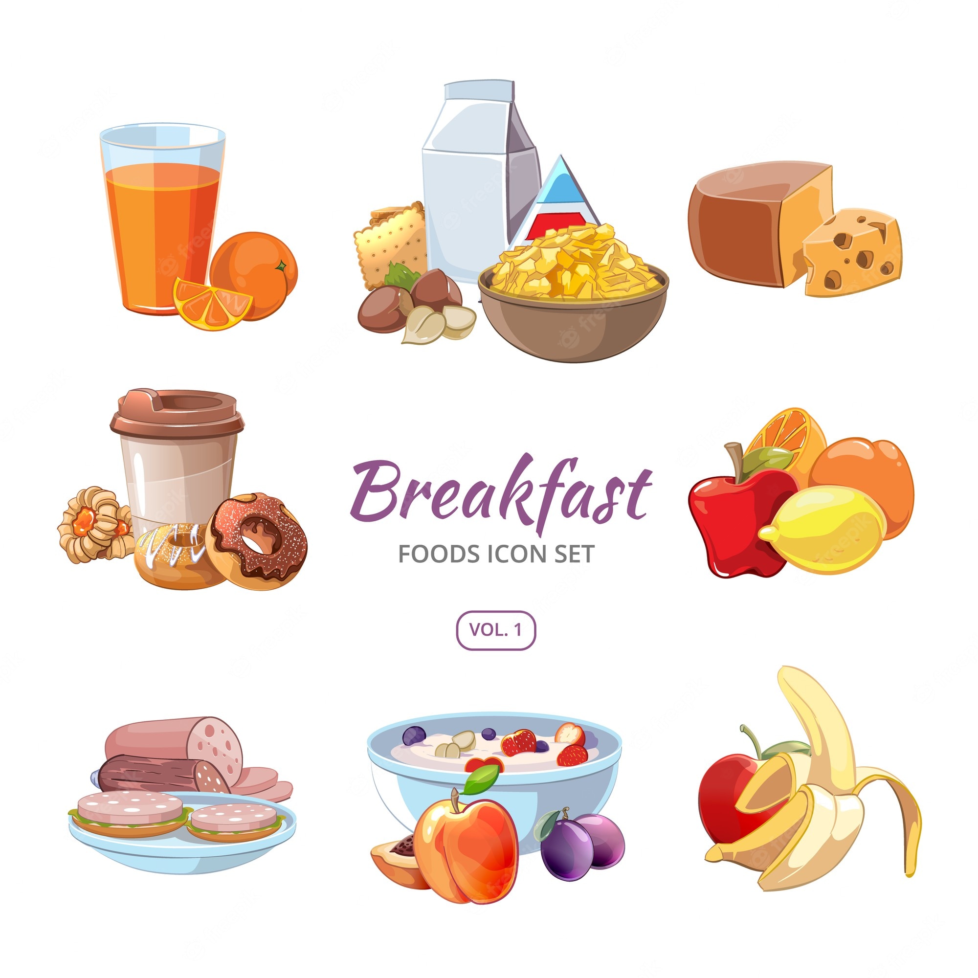 Cartoon Breakfast Wallpapers