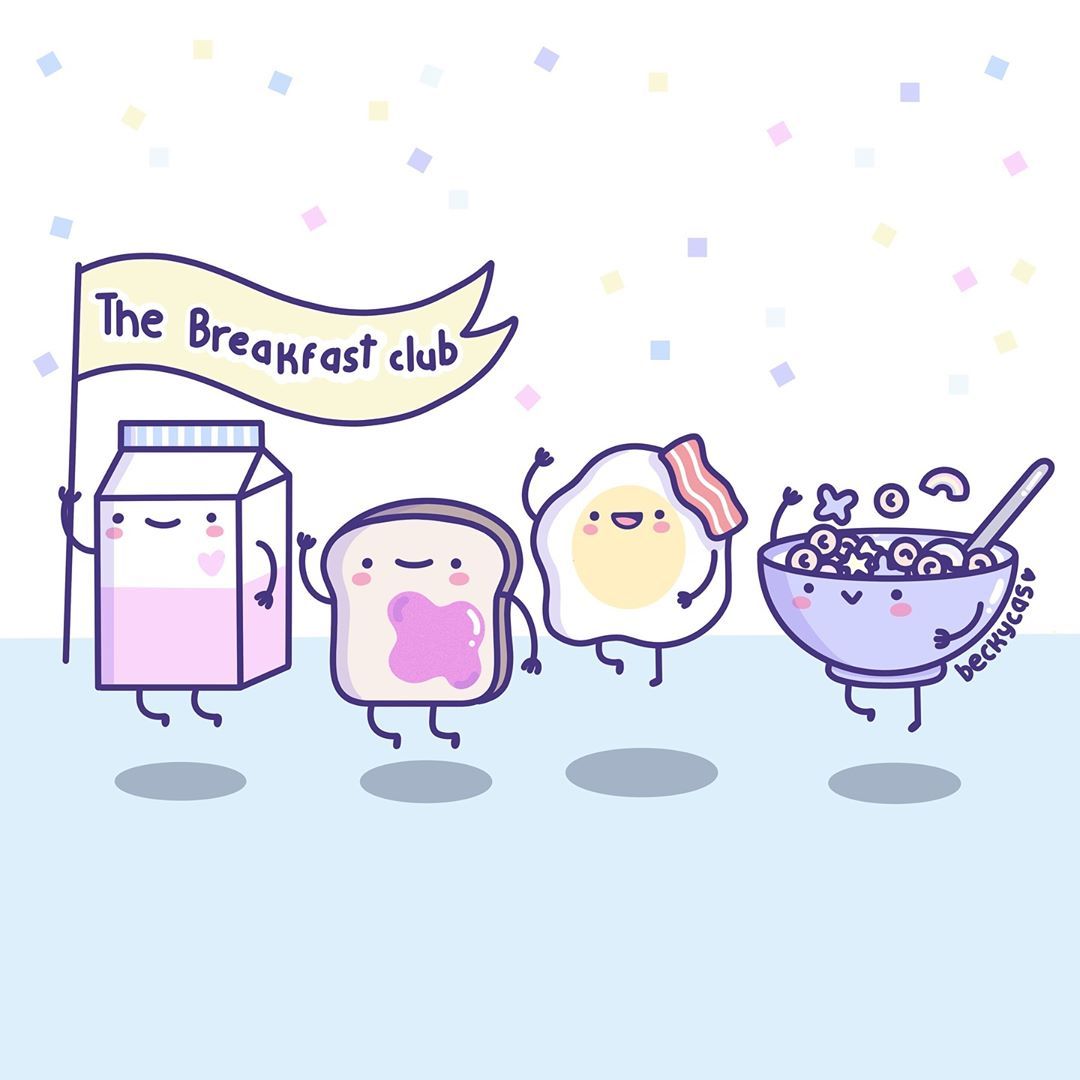 Cartoon Breakfast Wallpapers