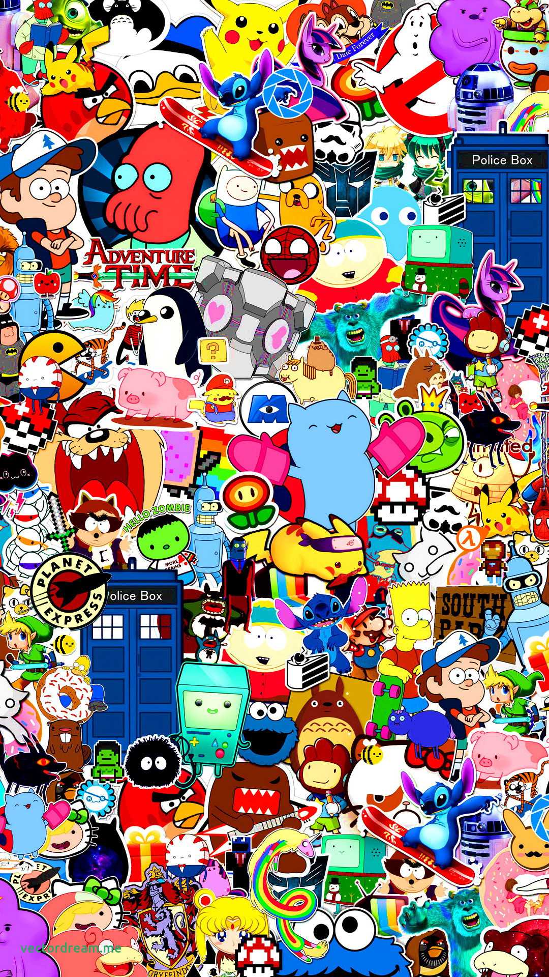 Cartoon Characters Iphone Wallpapers