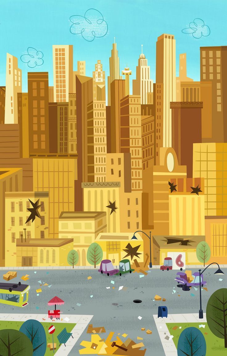 Cartoon City Wallpapers