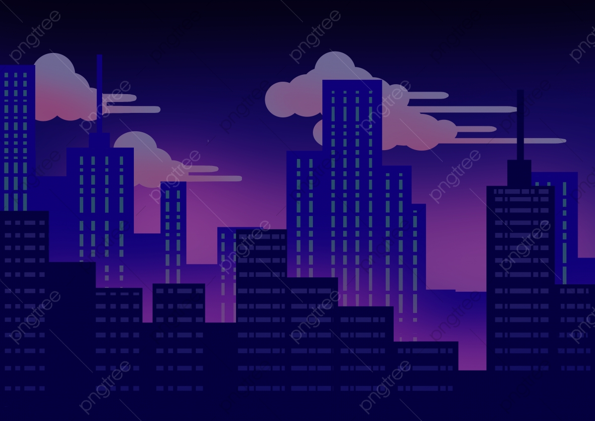 Cartoon City Night Wallpapers