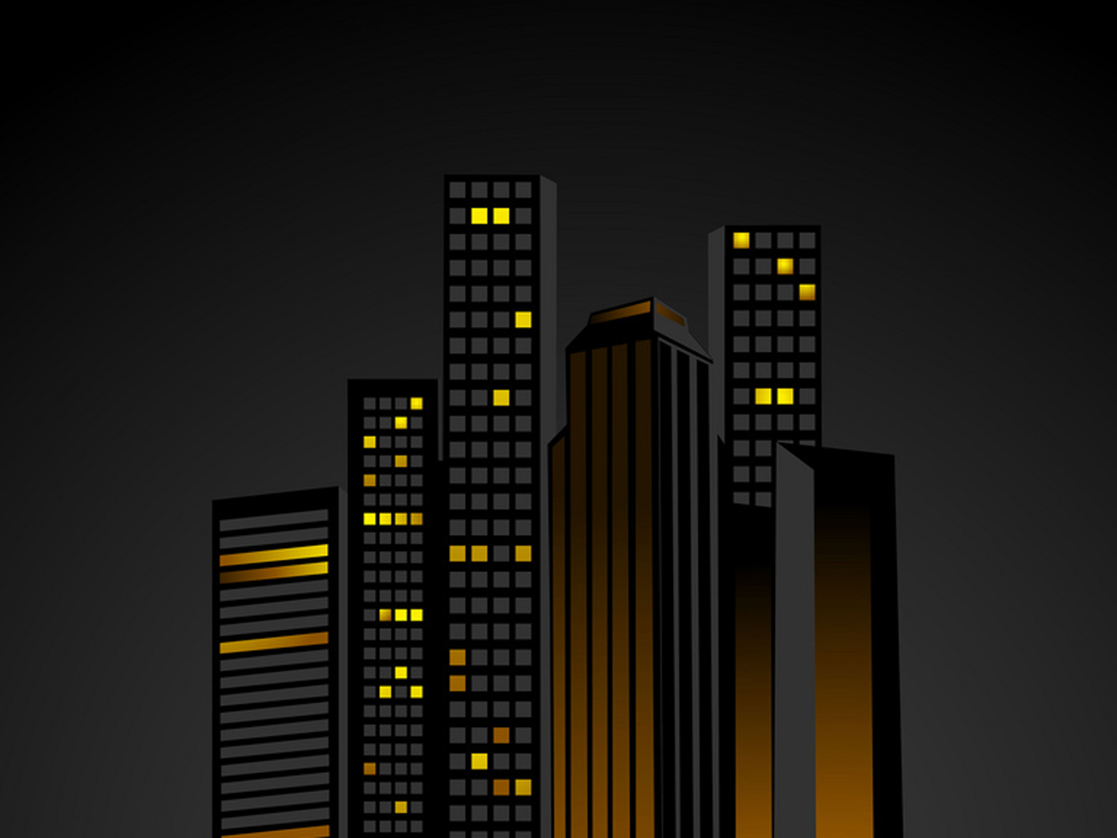 Cartoon City Night Wallpapers