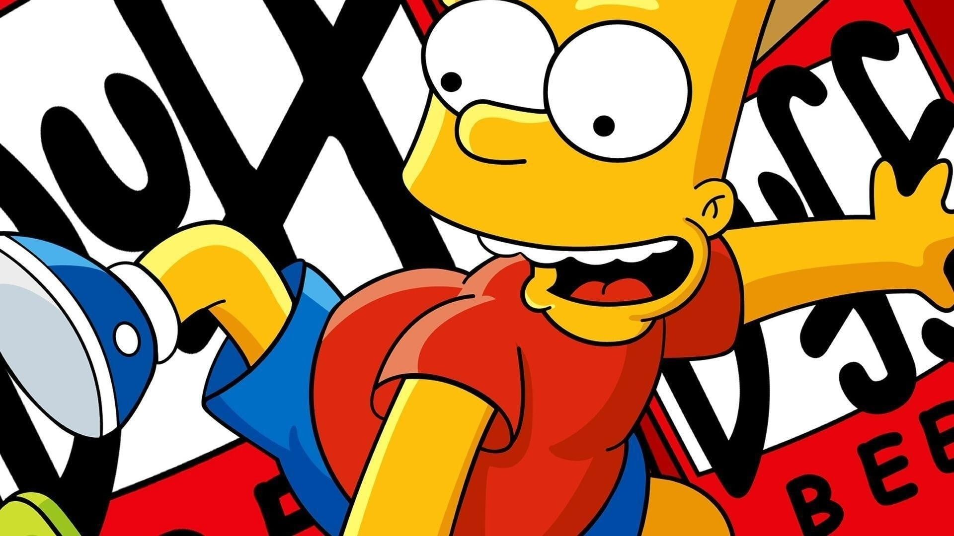 Cartoon Cool Bart Simpson Desktop Wallpapers