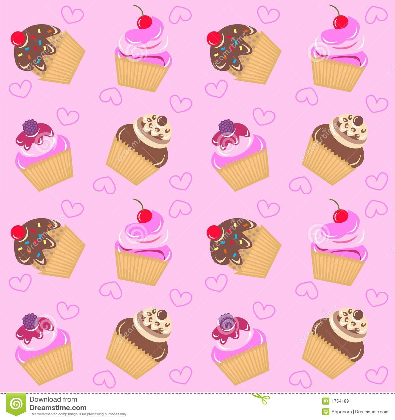 Cartoon Cupcake Wallpapers