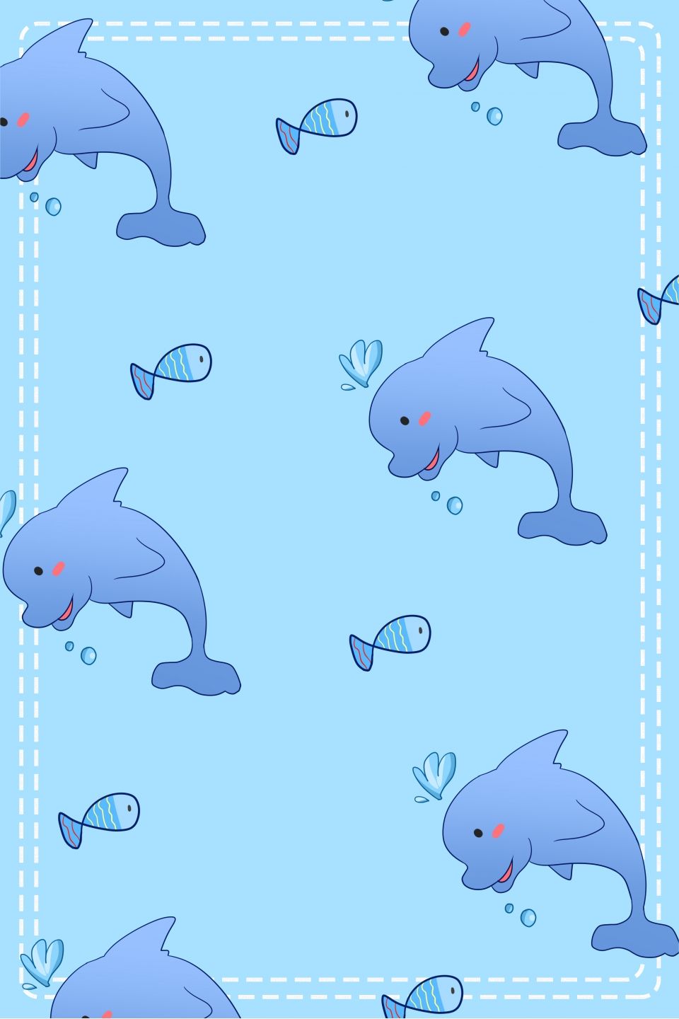 Cartoon Dolphin Wallpapers