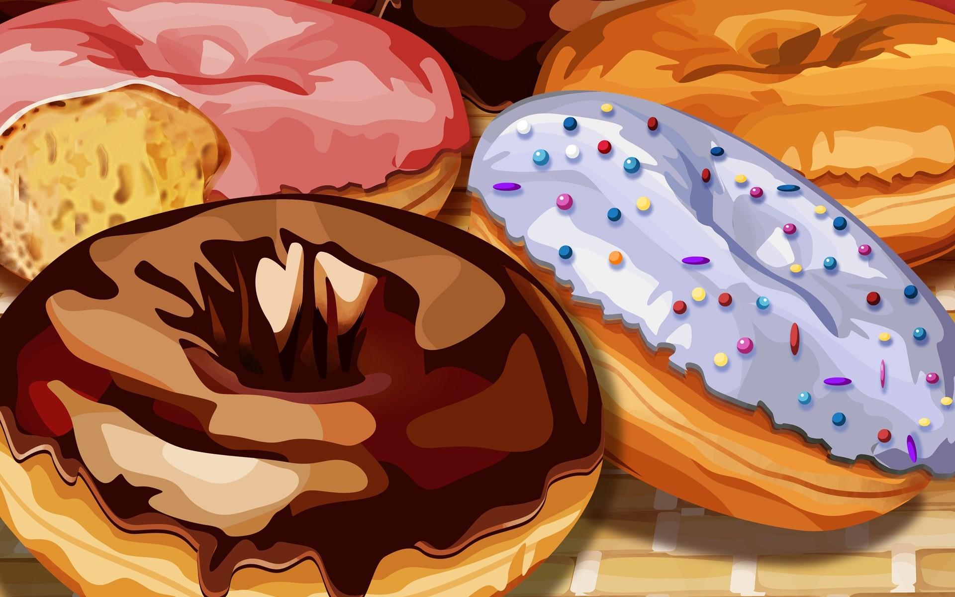 Cartoon Donut Wallpapers