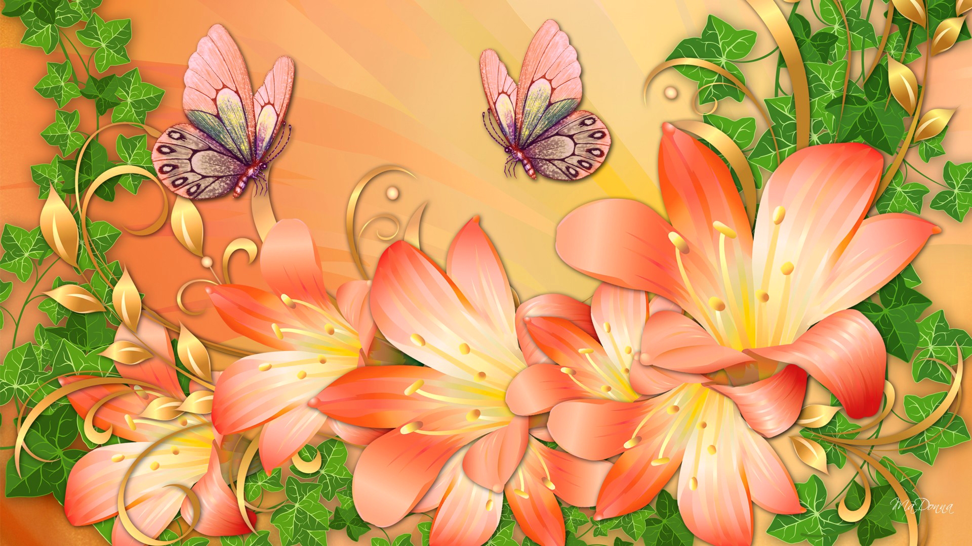 Cartoon Flower Wallpapers