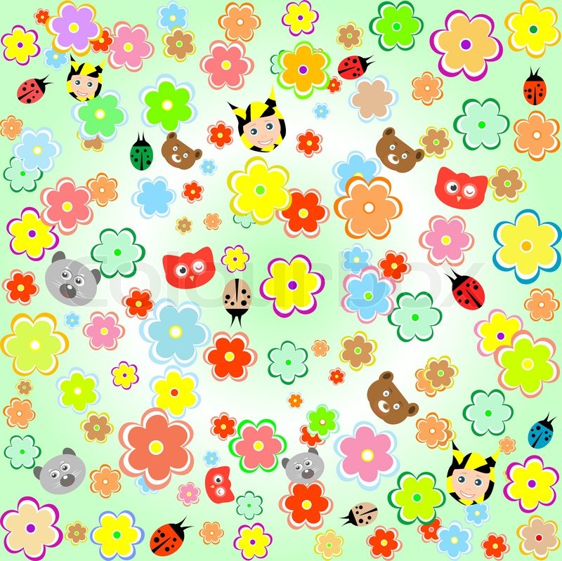 Cartoon Flower Wallpapers