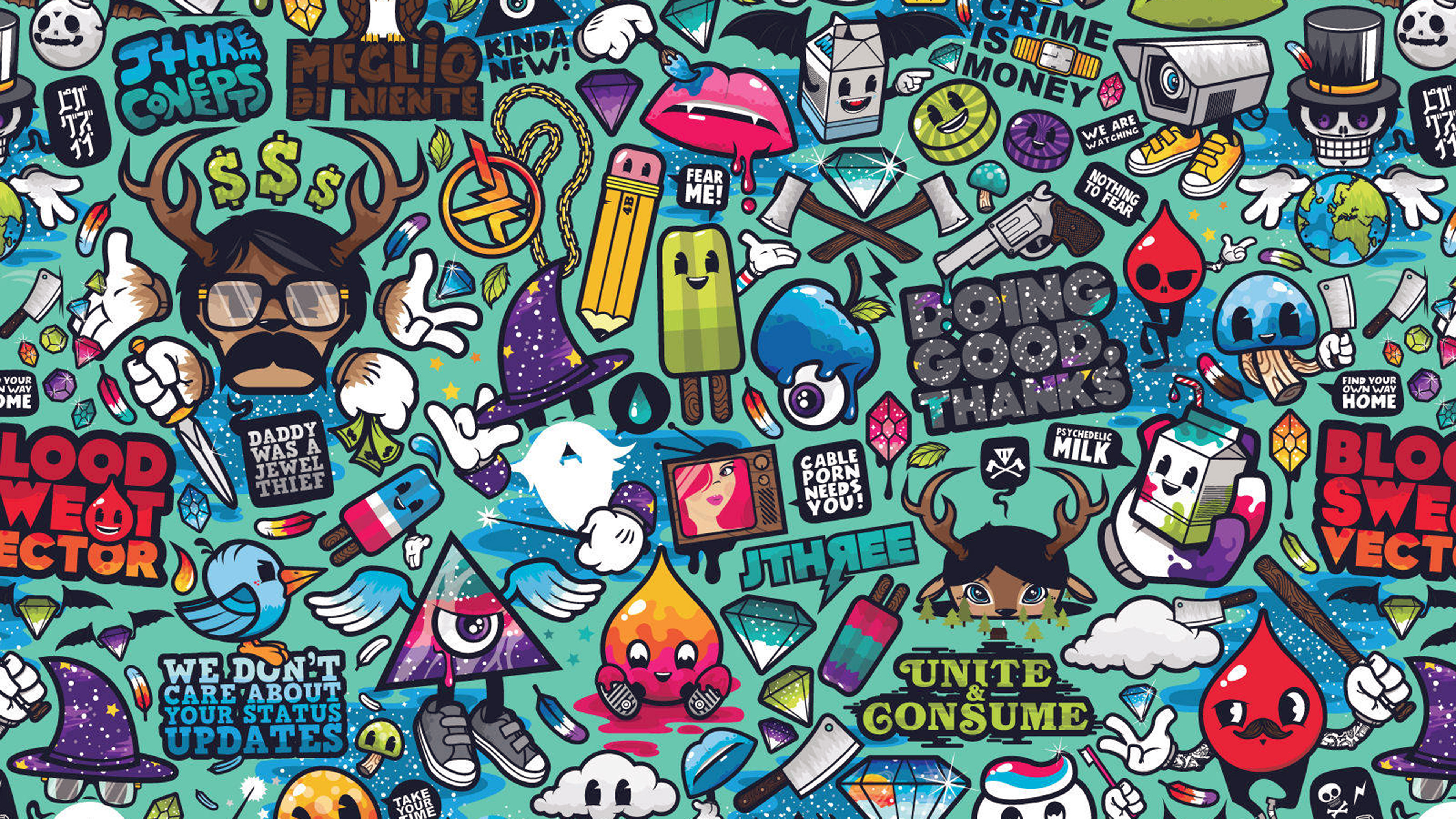 Cartoon Graffiti Art Wallpapers