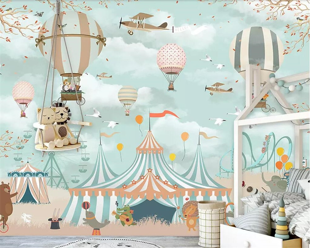 Cartoon Hot Air Balloon Wallpapers