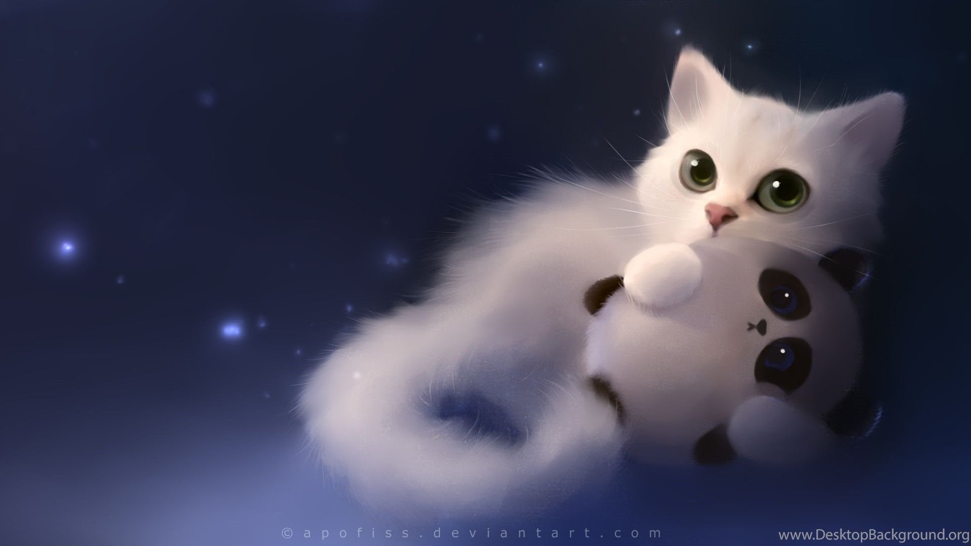 Cartoon Kitten Desktop Wallpapers