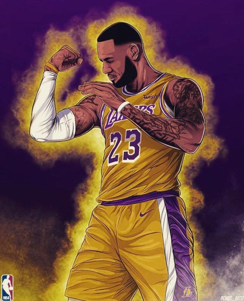 Cartoon Lebron Lakers Wallpapers