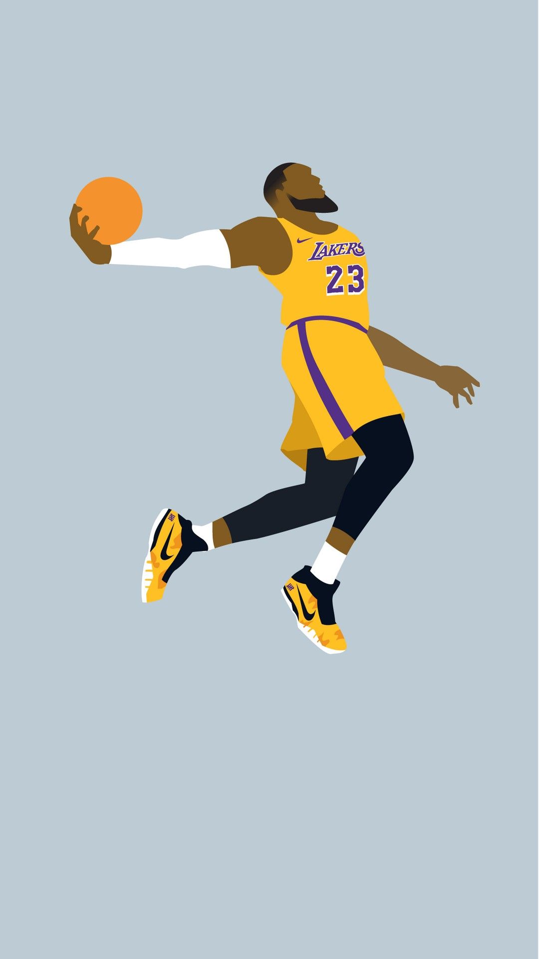 Cartoon Lebron Lakers Wallpapers