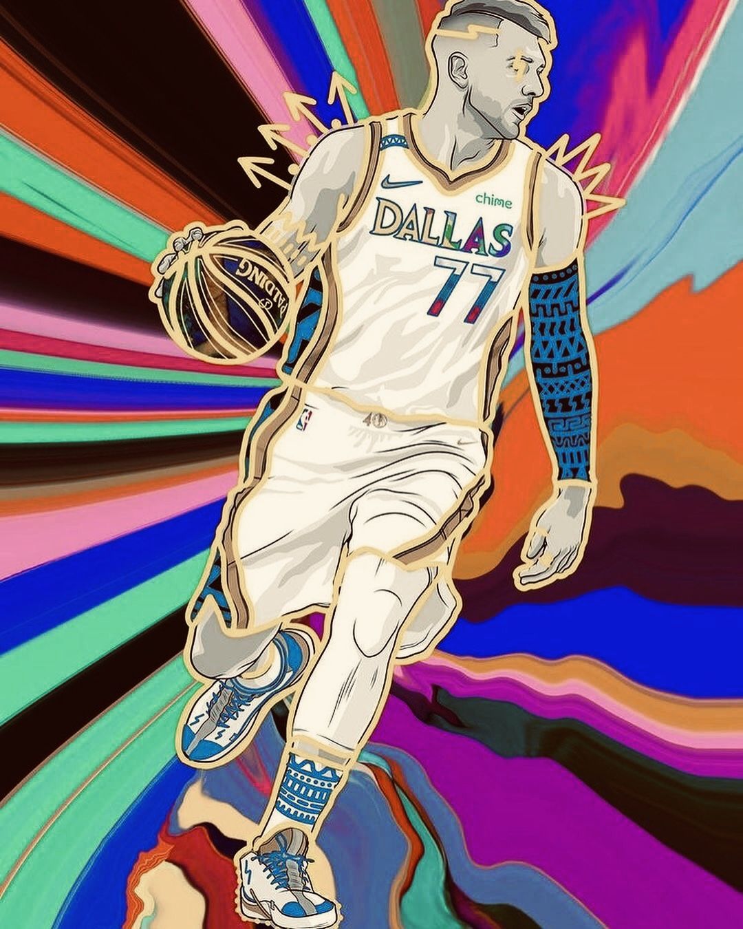 Cartoon Luka Doncic Wallpapers