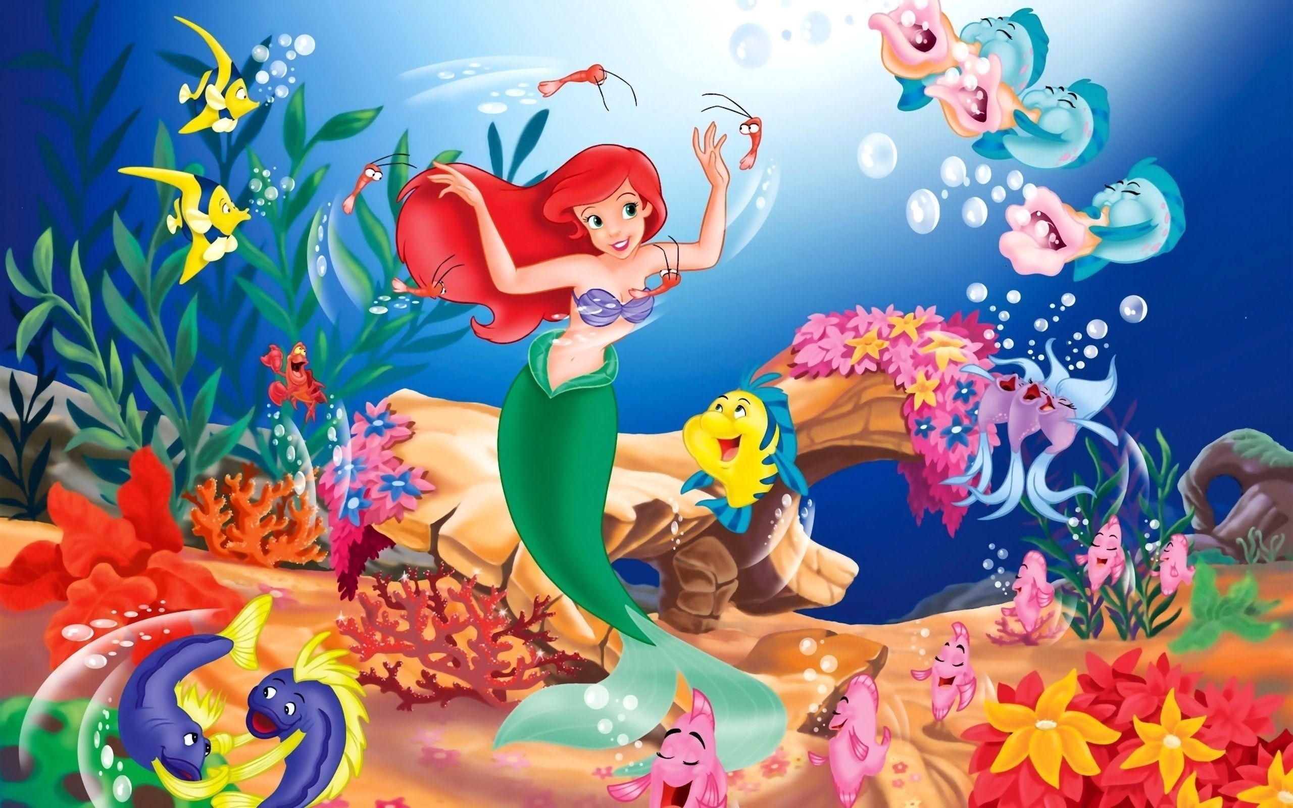 Cartoon Mermaid Wallpapers