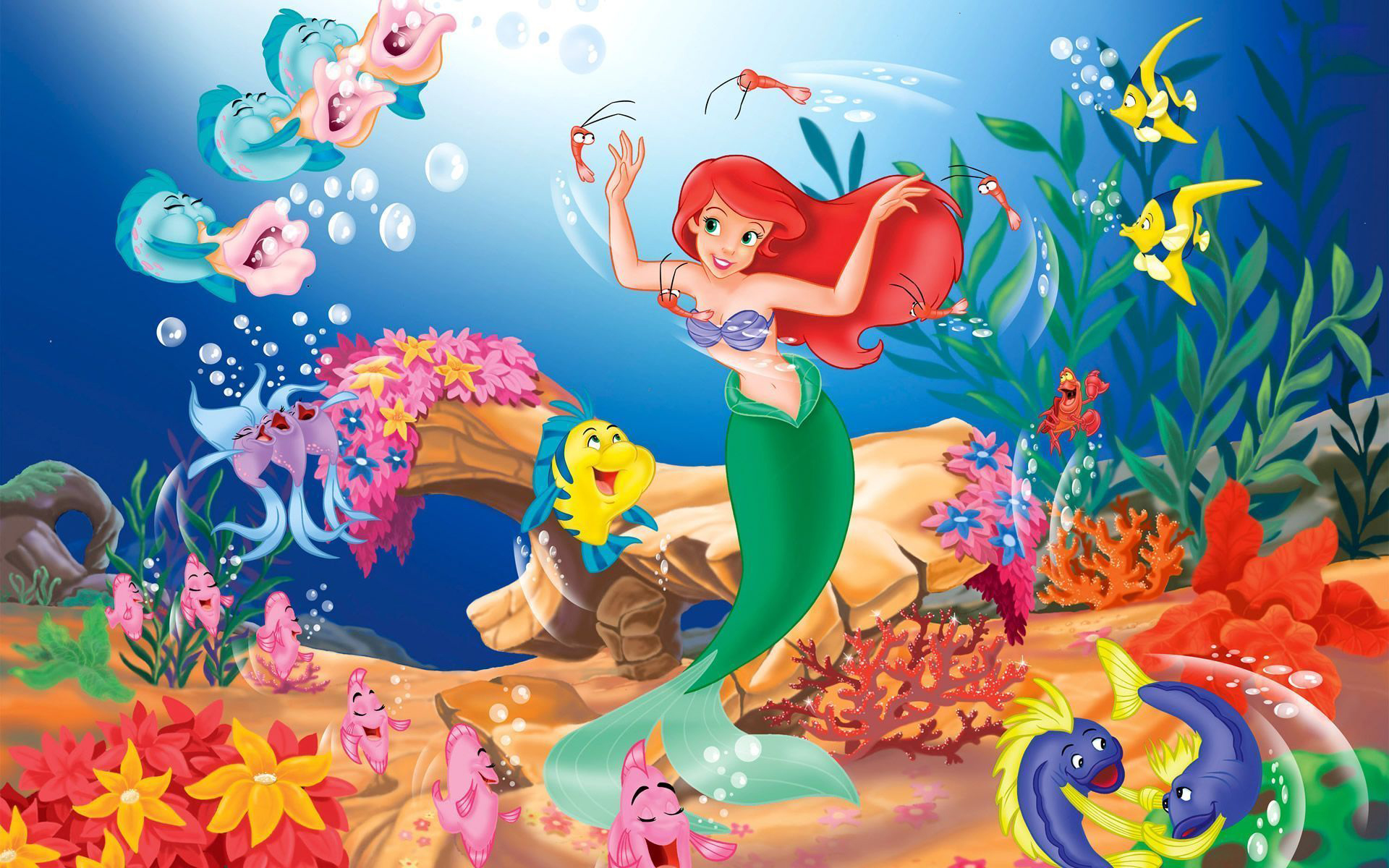 Cartoon Mermaid Wallpapers