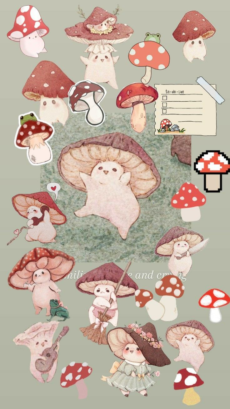 Cartoon Mushroom Wallpapers