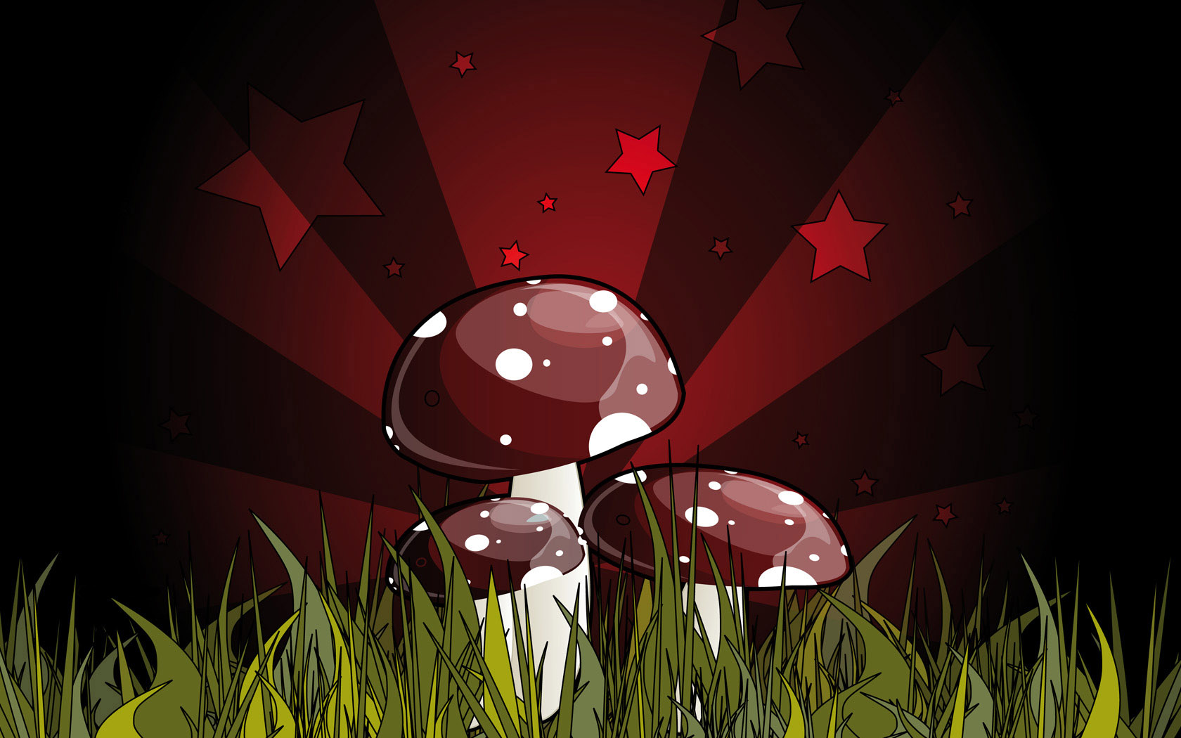 Cartoon Mushroom Wallpapers