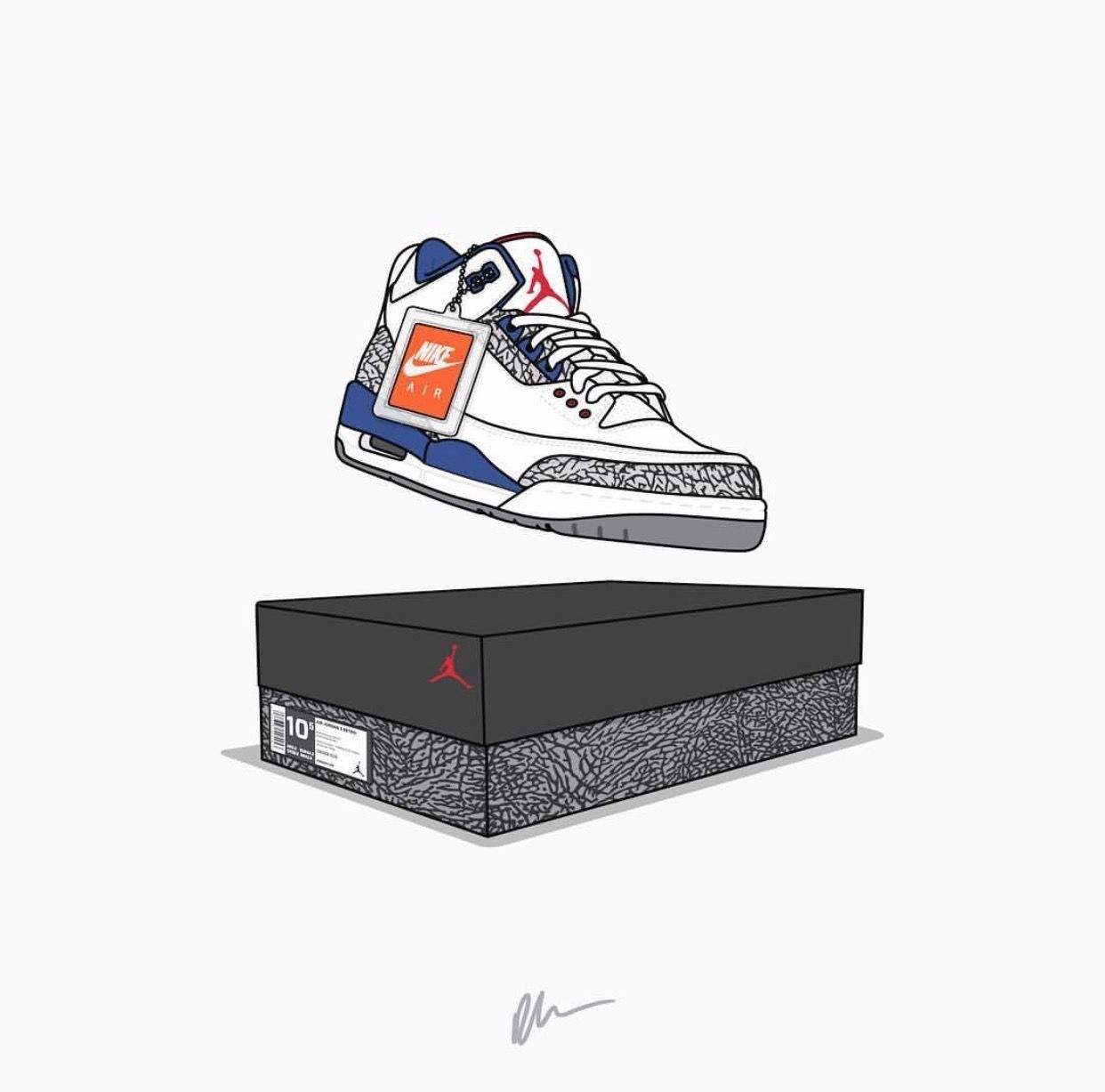 Cartoon Nike Shoes Wallpapers