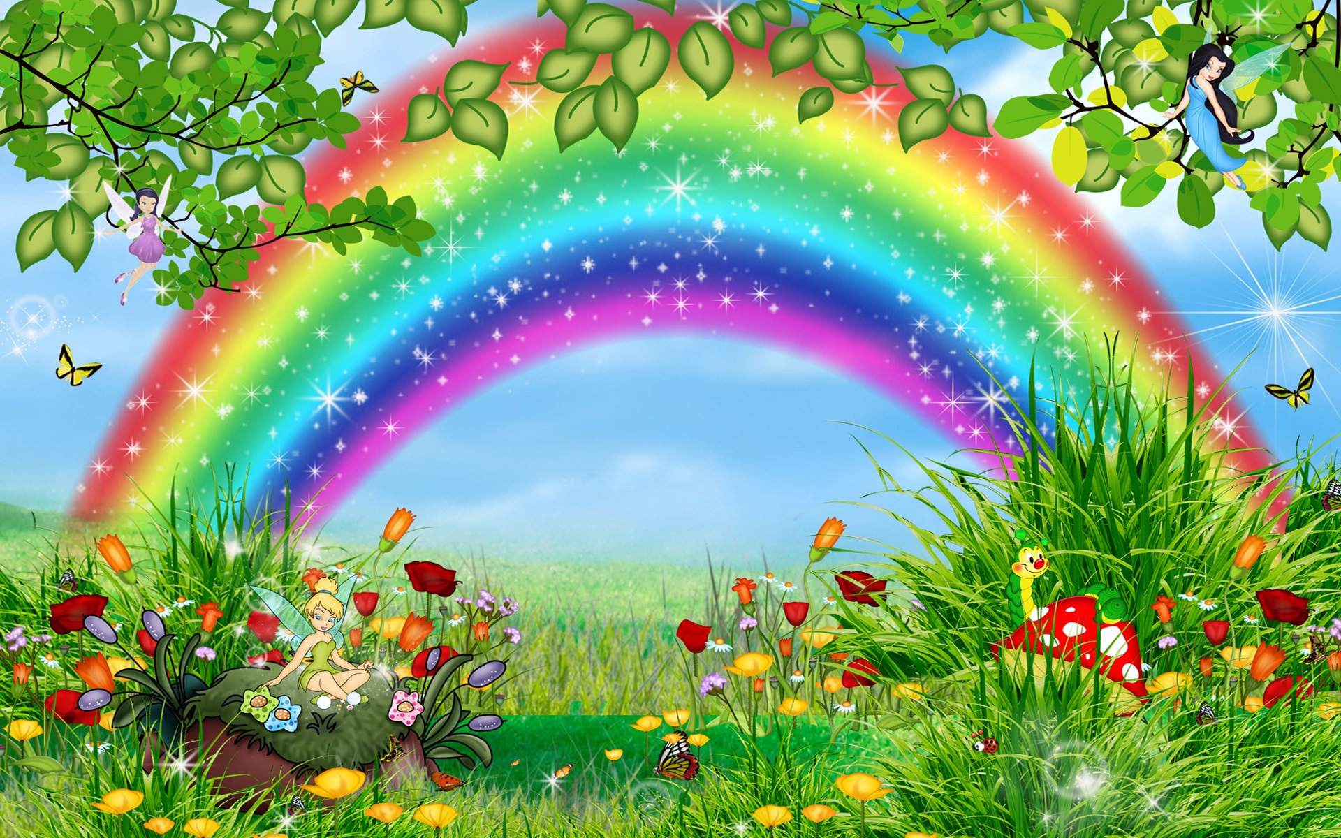 Cartoon Rainbow Wallpapers